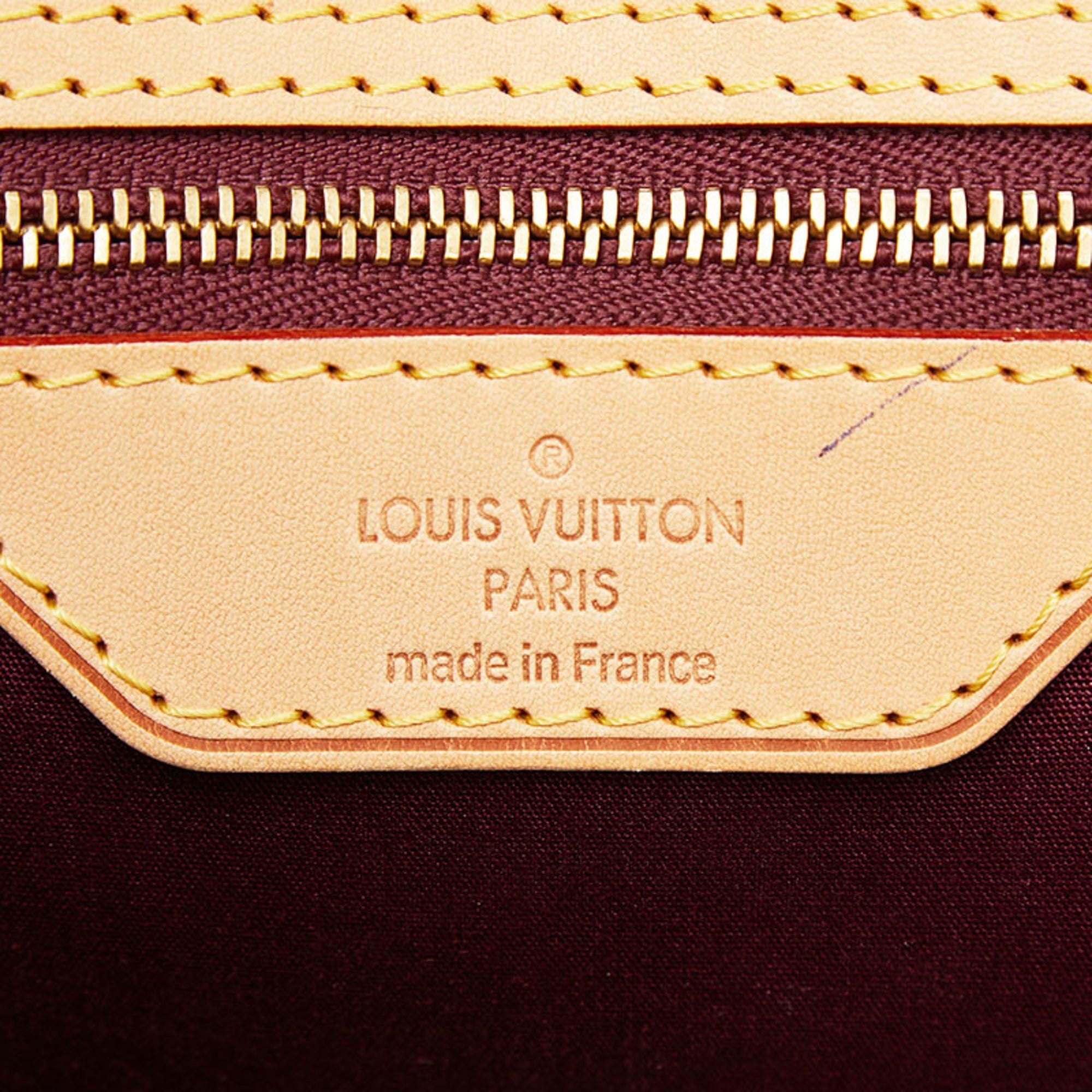 Louis Vuitton Monogram Rouge Fauviste Patent Leather Handbag Shoulder Bag