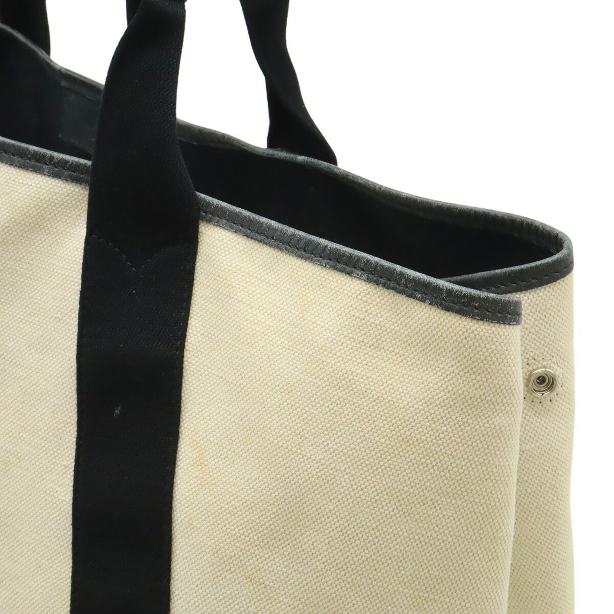 Balenciaga Black Navy Canvas Handbag Pouch Shoulder Bag Tote