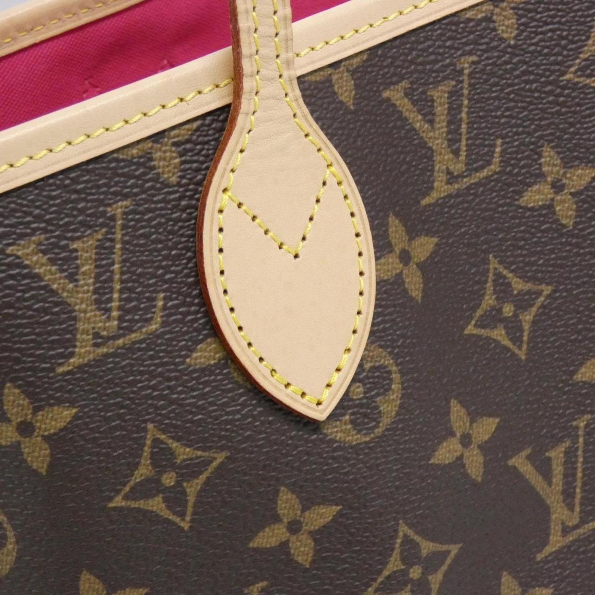 Louis Vuitton Marron Coated Canvas Handbag