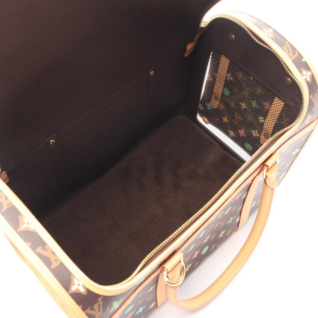 Louis Vuitton Brown Multi-Color Pvc Leather Handbag