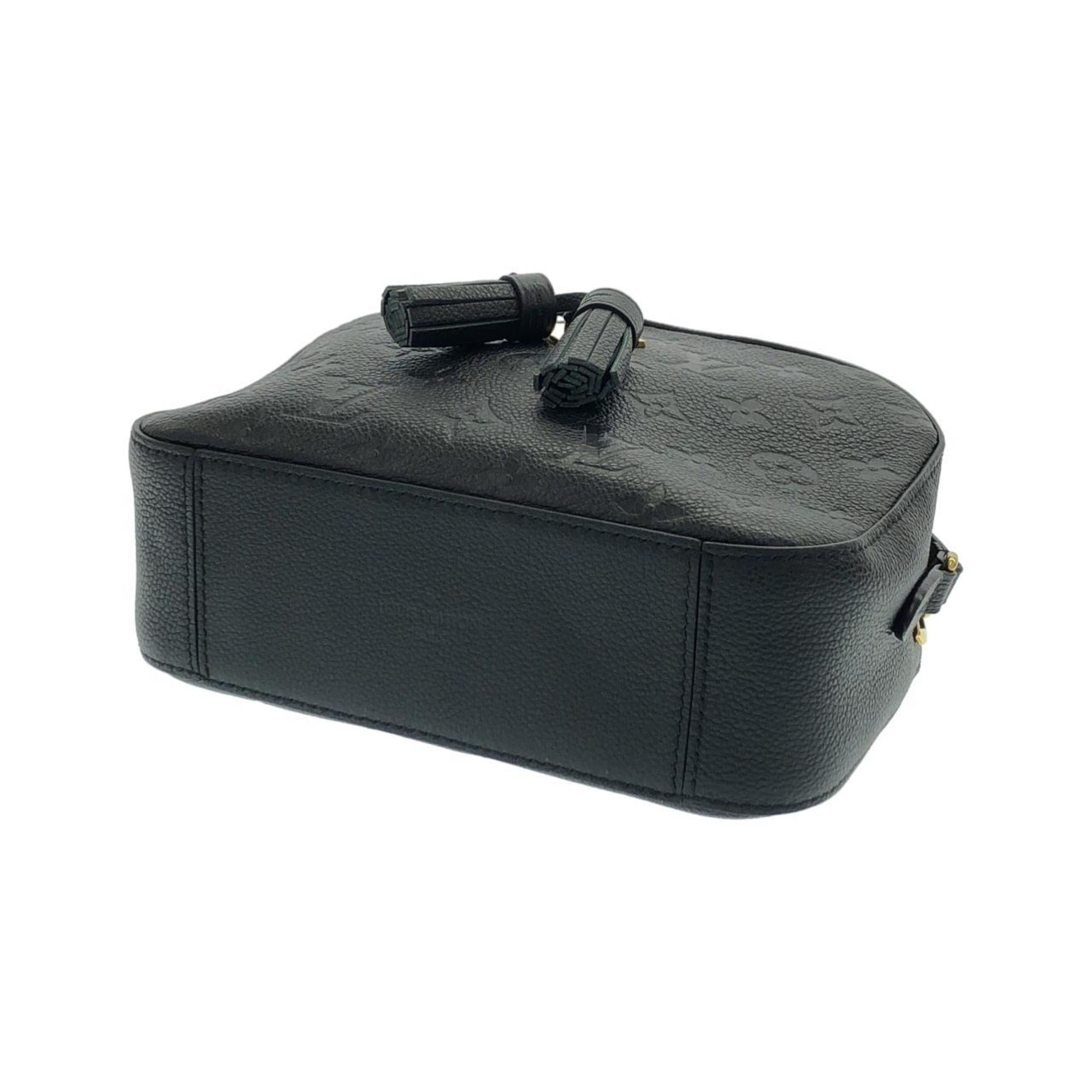 Louis Vuitton Black Leather Shoulder Bag