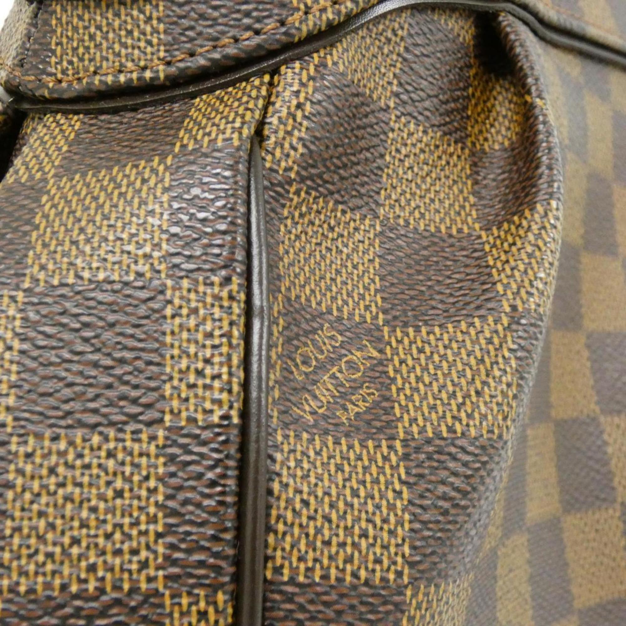 Louis Vuitton Brown Coated Canvas Handbag