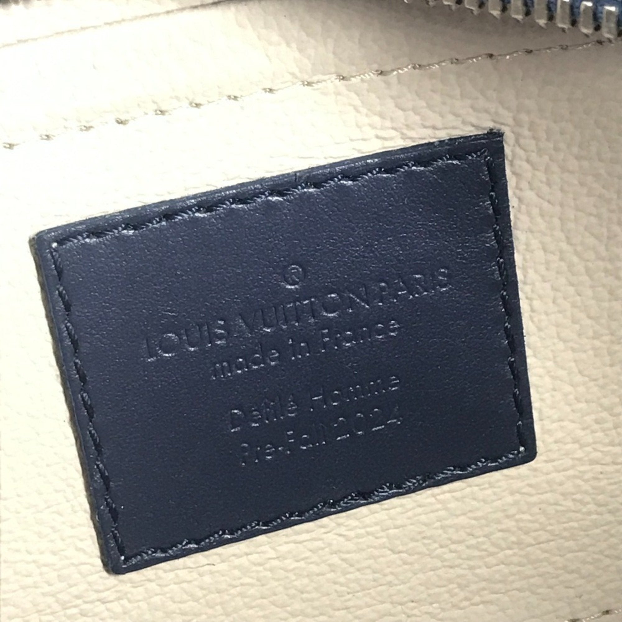 Louis Vuitton Blue Damier Canvas Clutch Bag