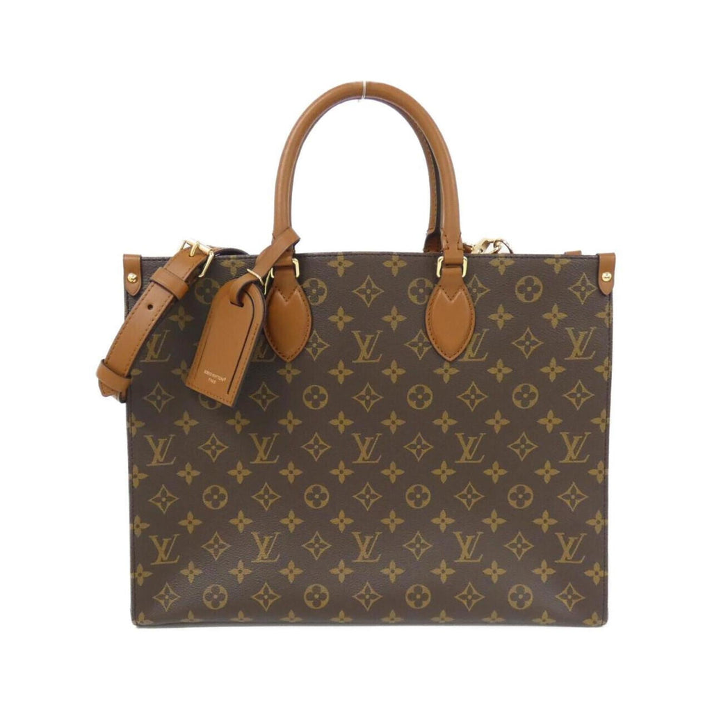 Louis Vuitton Marron Coated Canvas Handbag