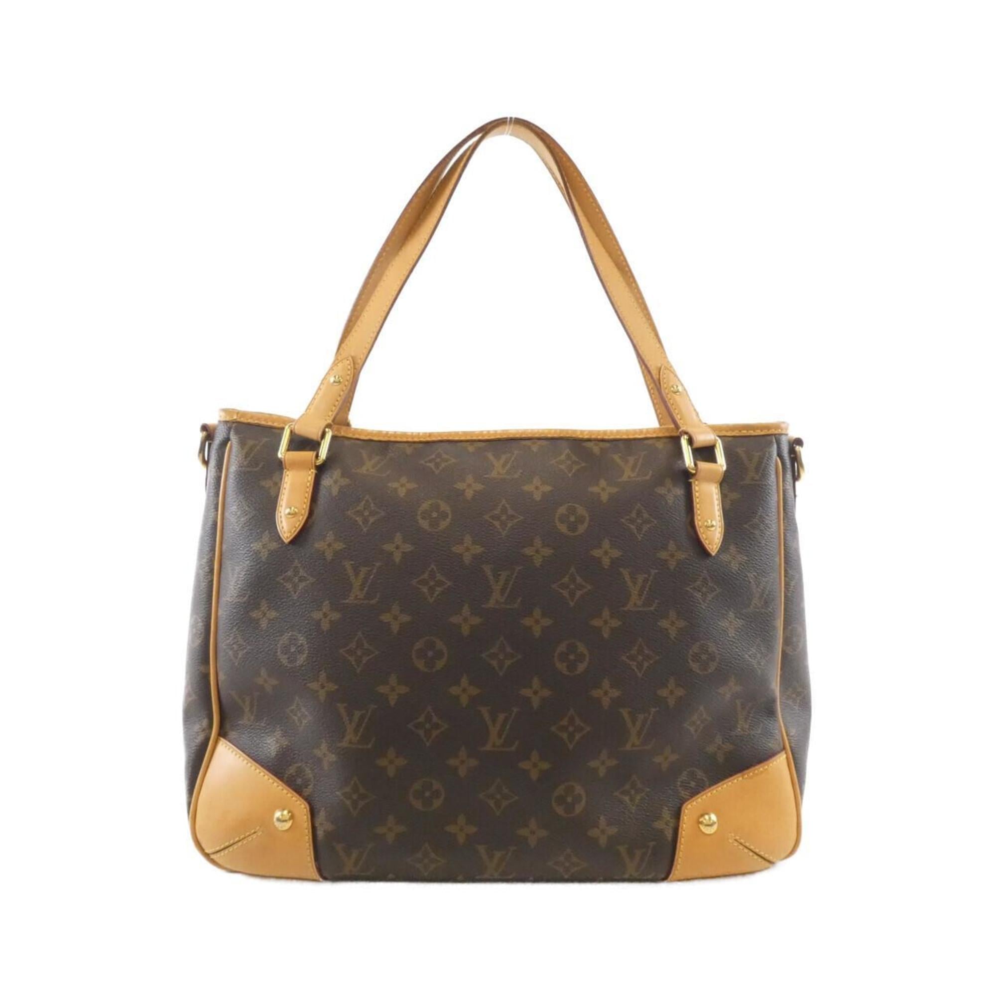 Louis Vuitton Marron Coated Canvas Handbag