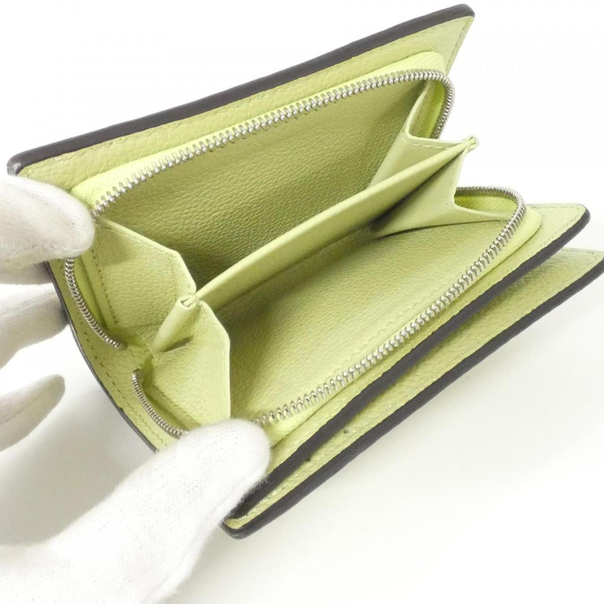 Louis Vuitton Green Vert Leather Wallet