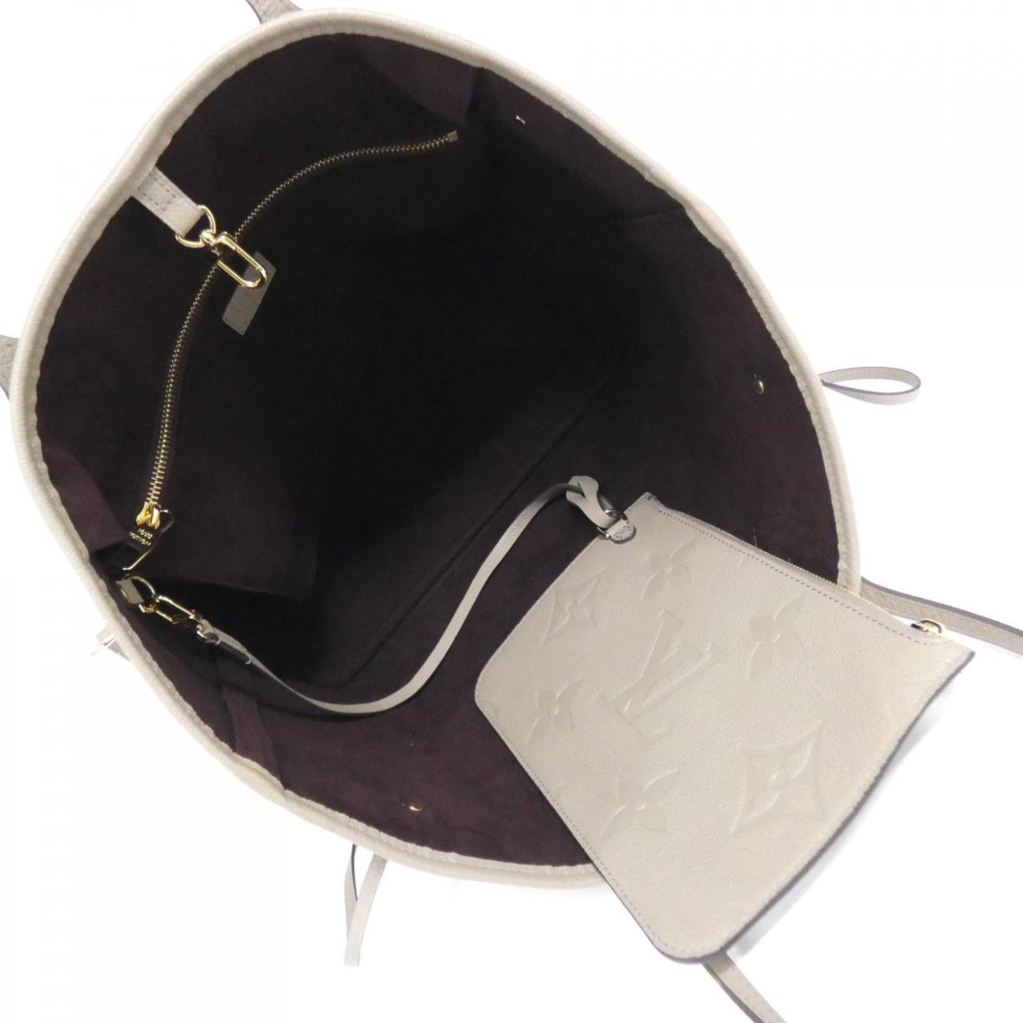 Louis Vuitton Beige Tourterelle Leather Handbag