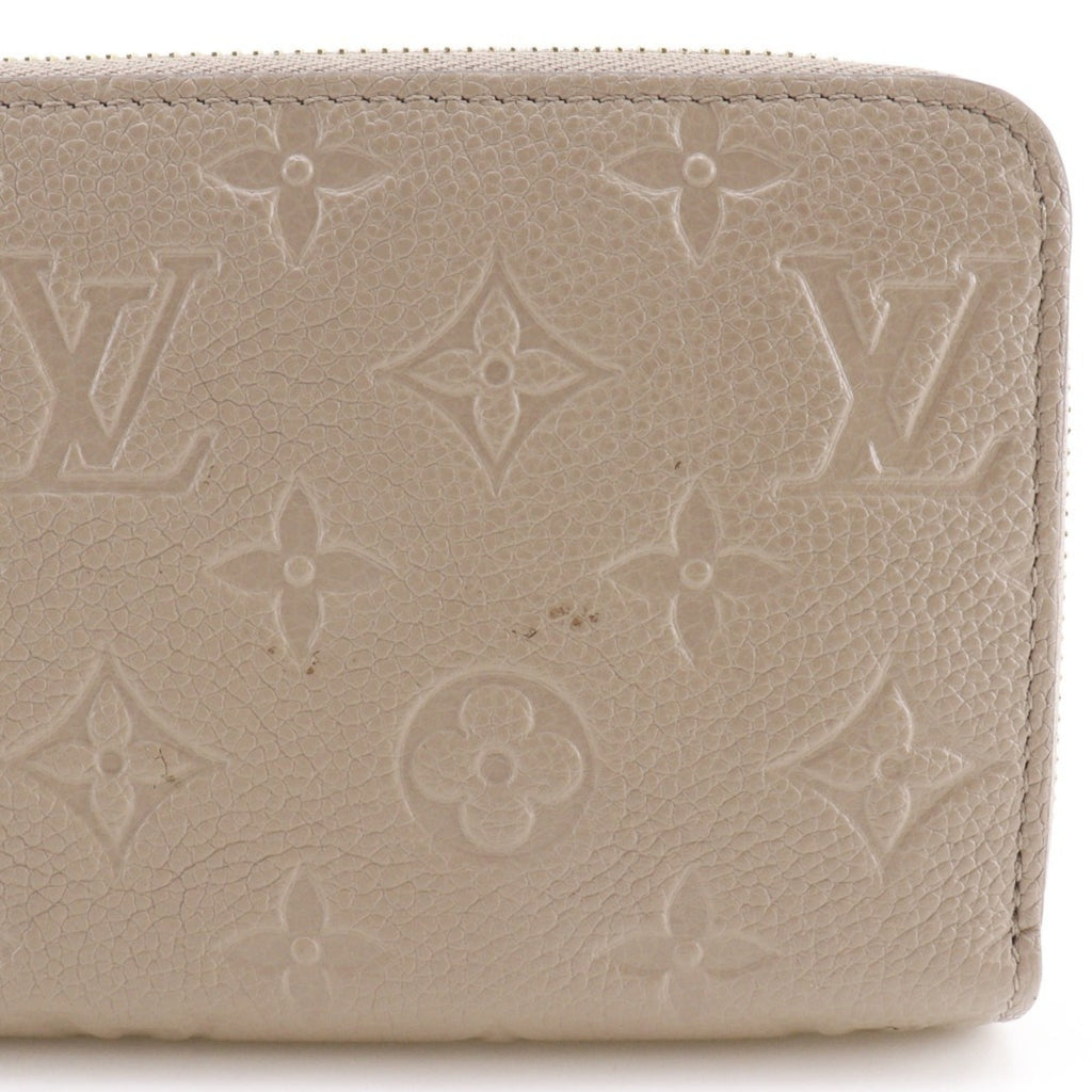 Louis Vuitton Monogram Empreinte Gray Monogram Empreinte Long Wallet