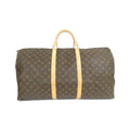 Louis Vuitton Marron Coated Canvas Boston Bag
