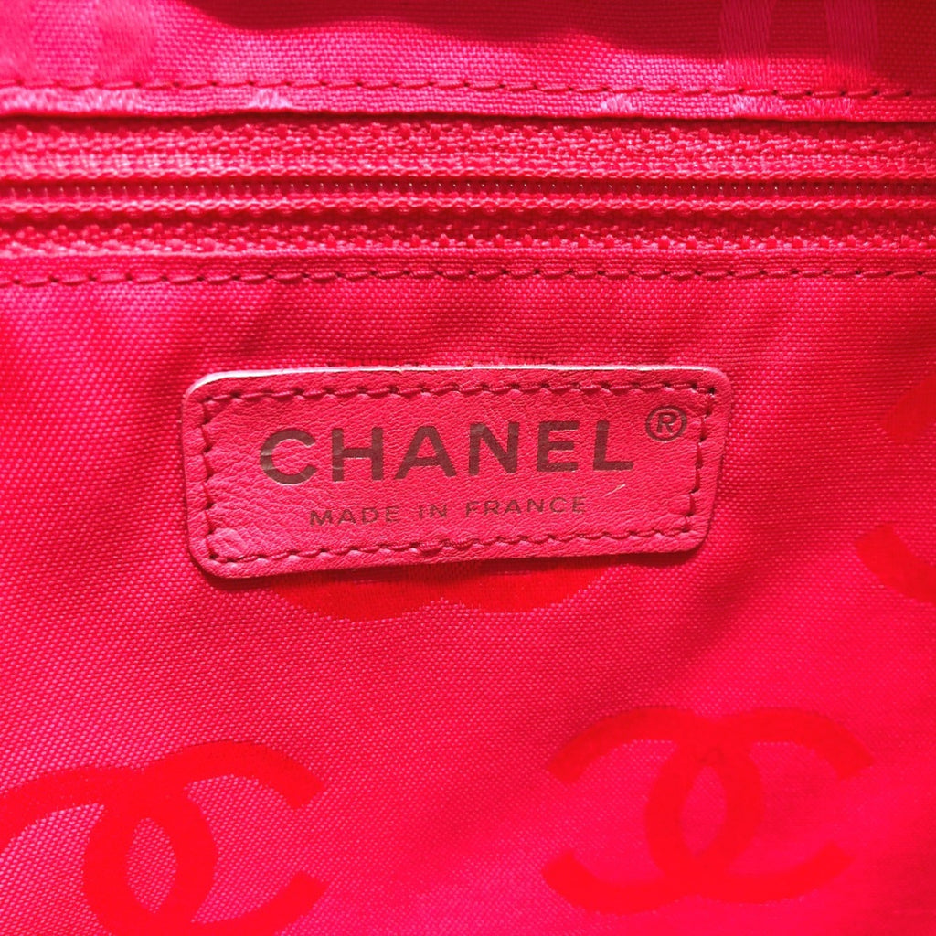 Chanel Purple Tweed Tote Bag