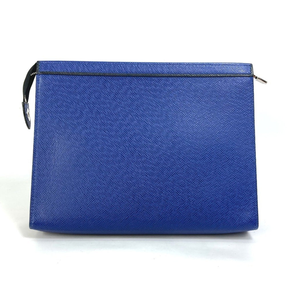 Louis Vuitton Taiga Blue Taiga Leather Pouch