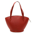Louis Vuitton Castilian Red Epi Leather Shoulder Bag Tote Bag