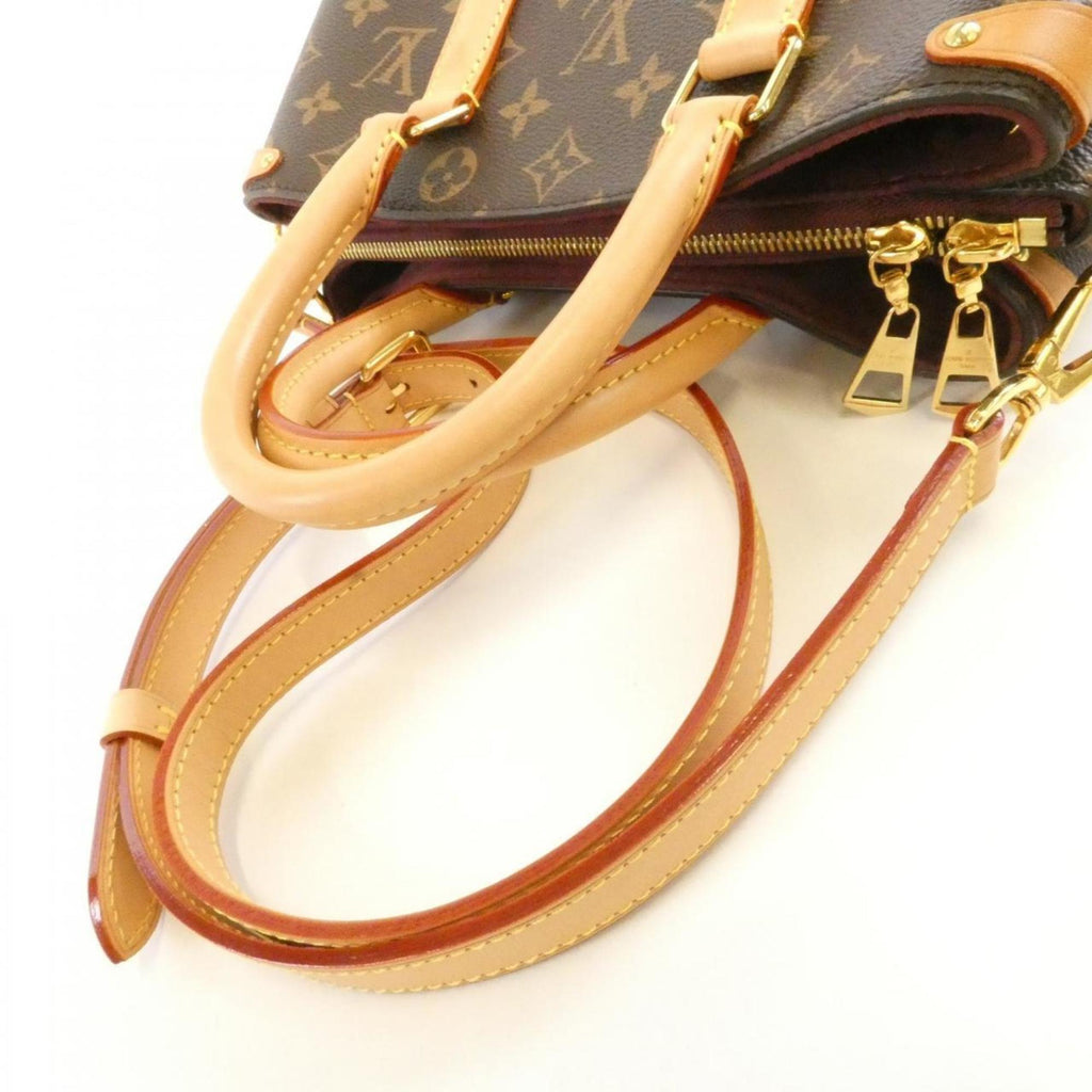 Louis Vuitton Marron Coated Canvas Handbag