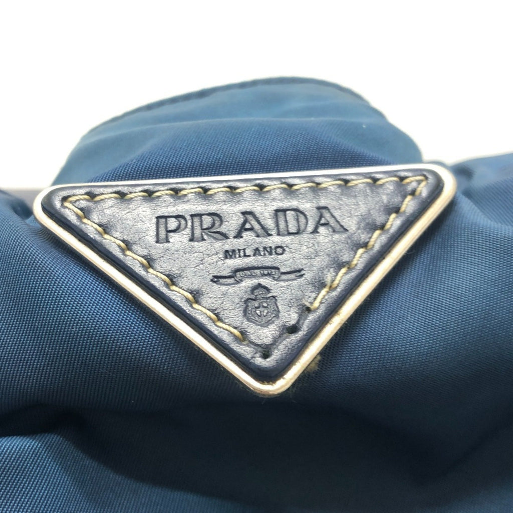 Prada Blue Nylon Tote Bag