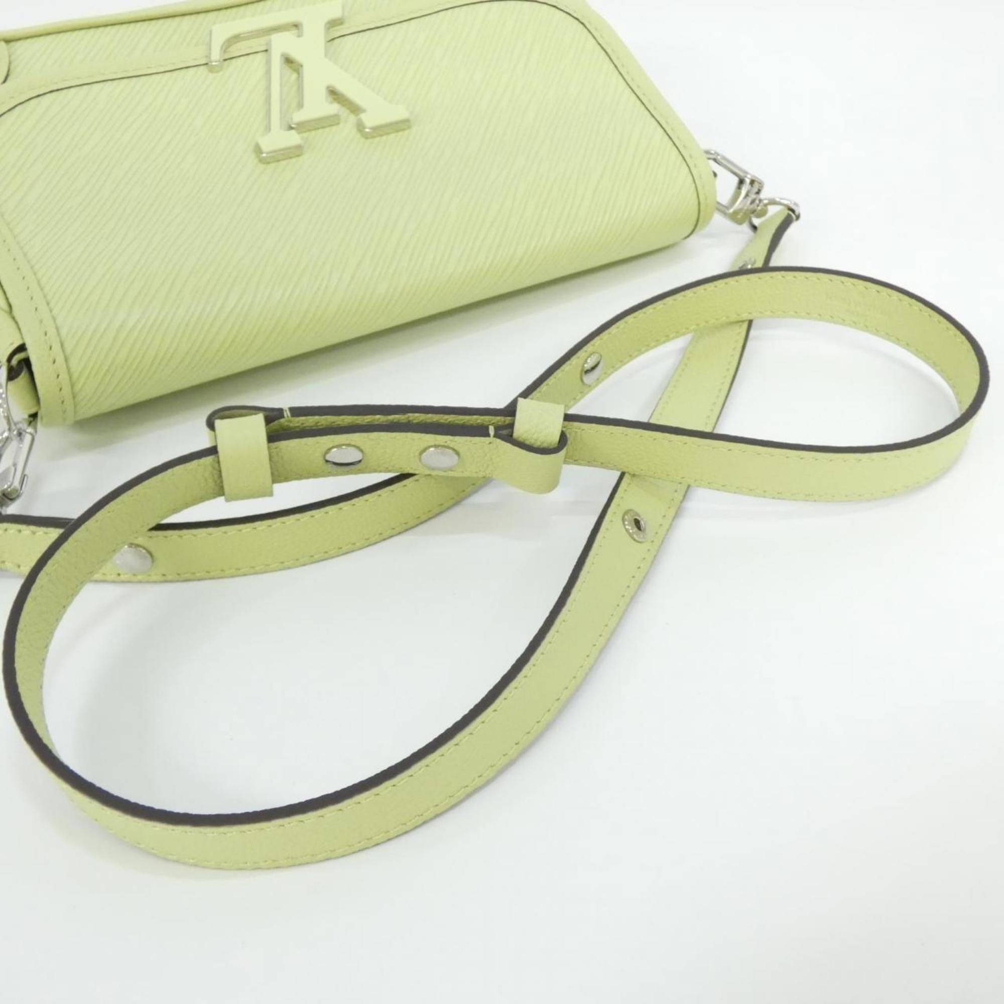 Louis Vuitton Green Leather Shoulder Bag
