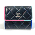 Chanel Black Leather Wallet (Tri-Fold)