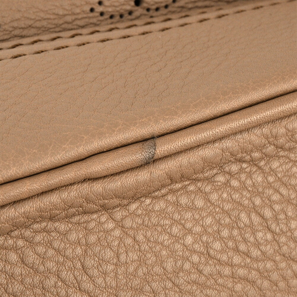 Louis Vuitton Beige Beige Poodle Monogram Mahina Leather Tote Bag
