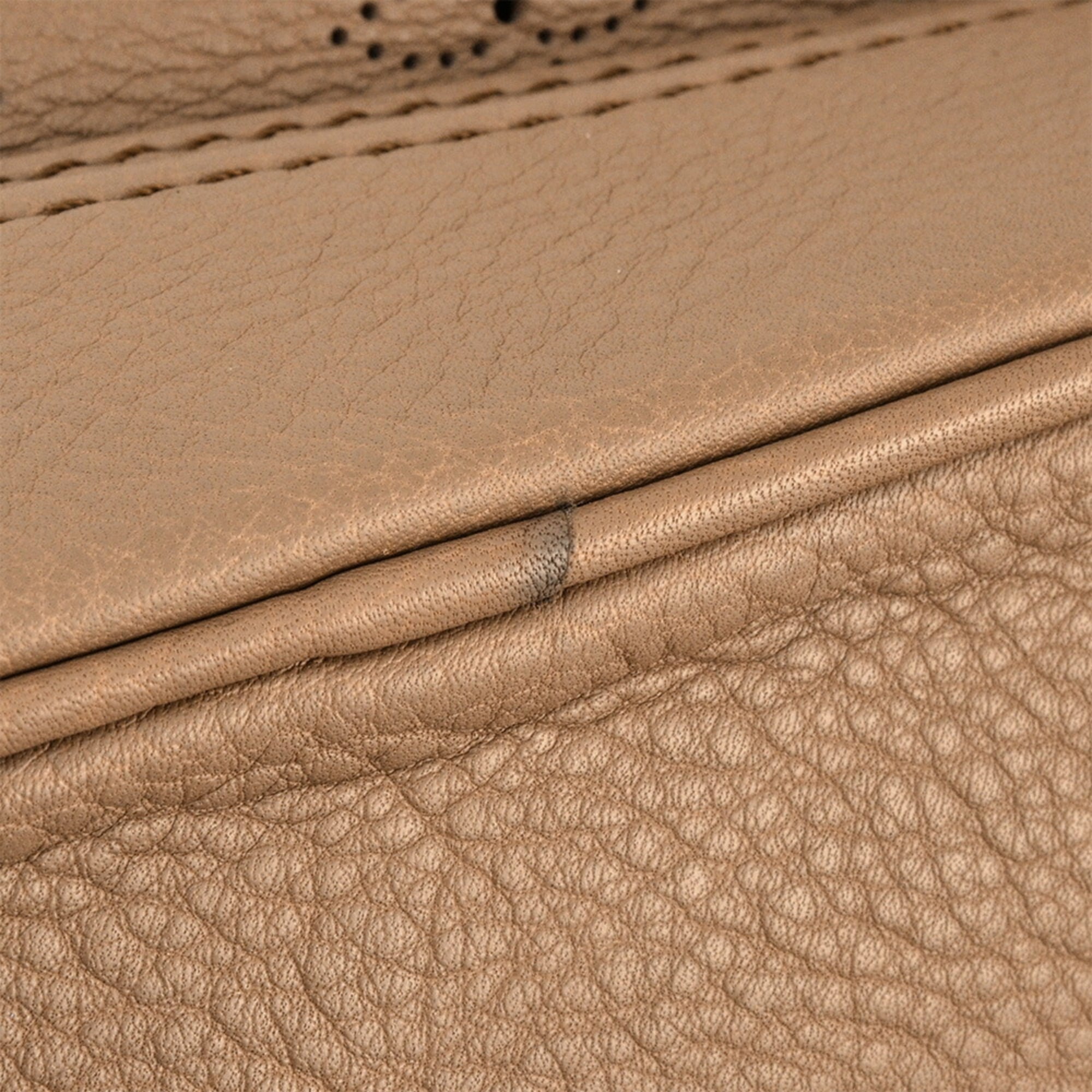 Louis Vuitton Beige Beige Poodle Monogram Mahina Leather Tote Bag