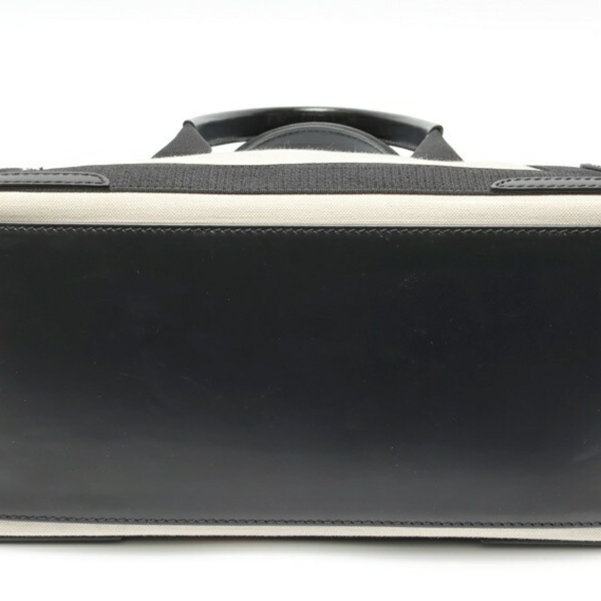Balenciaga Black Canvas Leather Tote