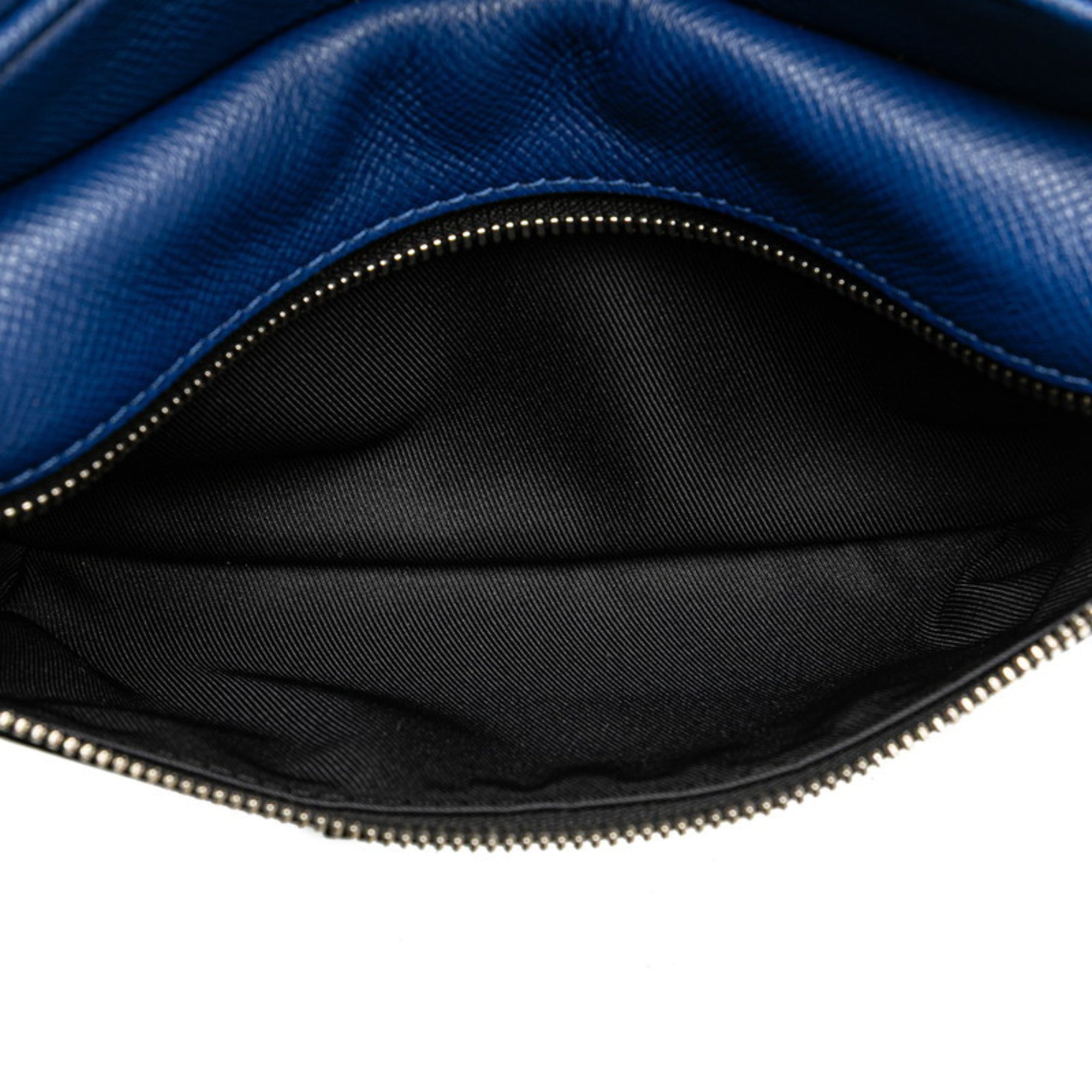 Louis Vuitton Black Blue Leather Sling Bag