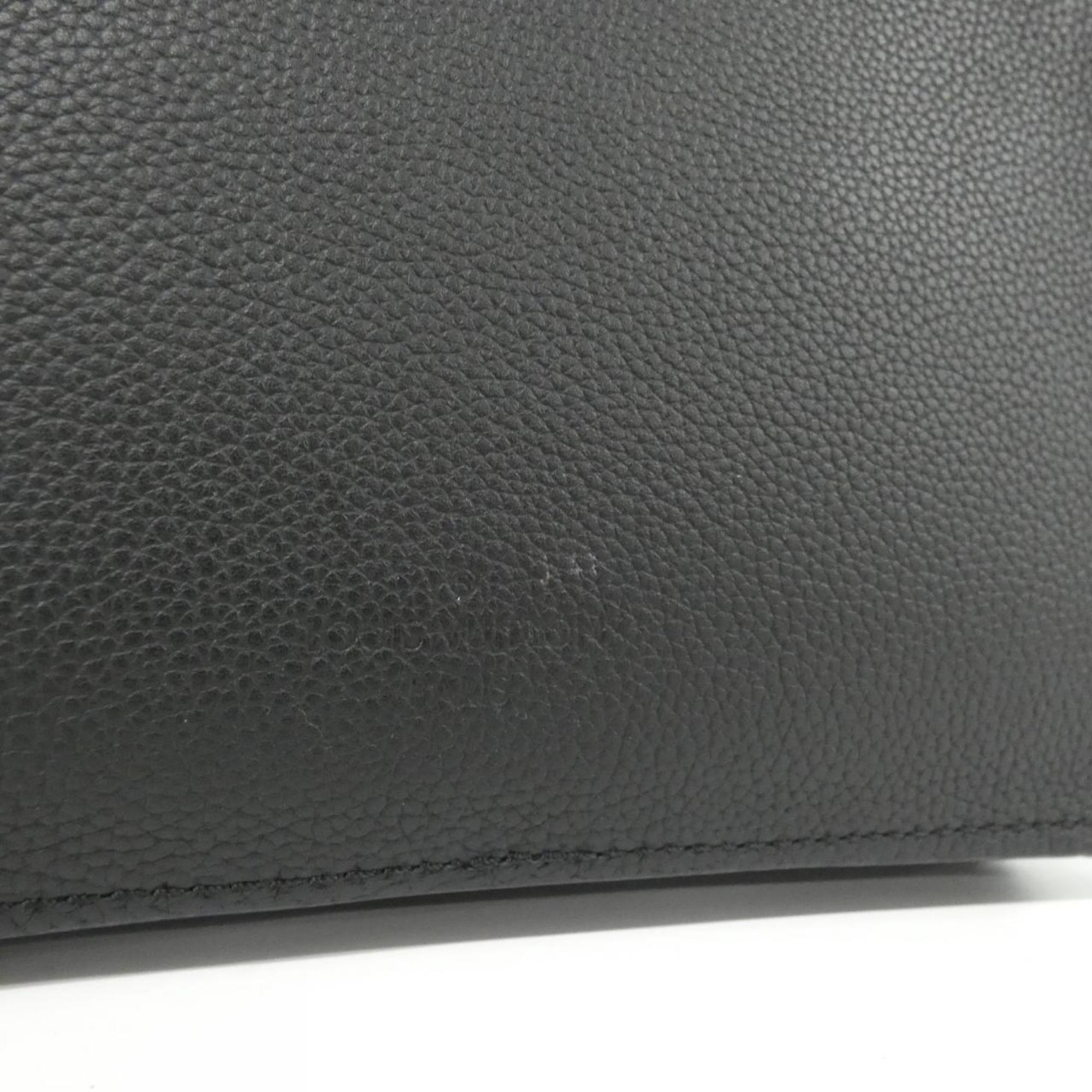 Louis Vuitton Black Leather Shoulder Bag