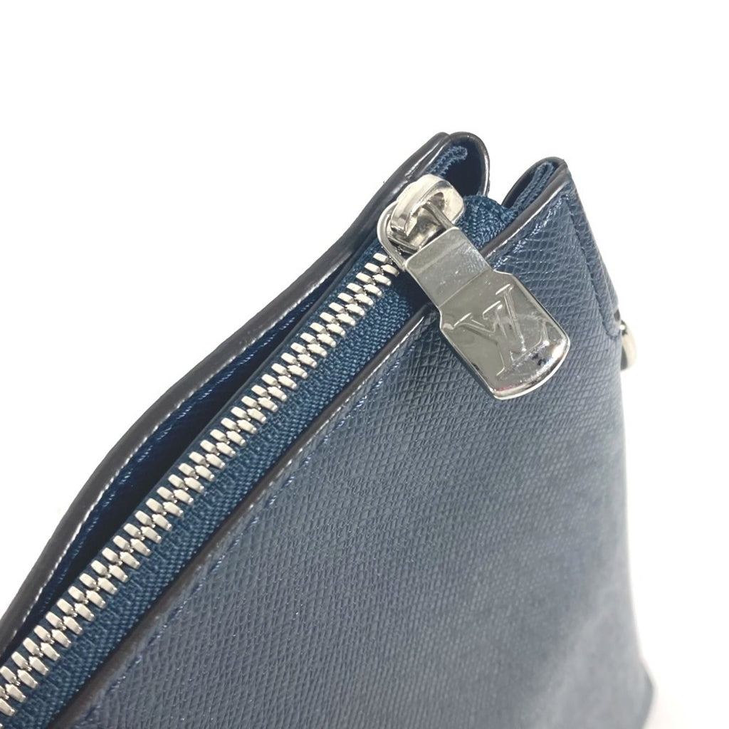 Louis Vuitton Navy Taiga Leather Shoulder Bag