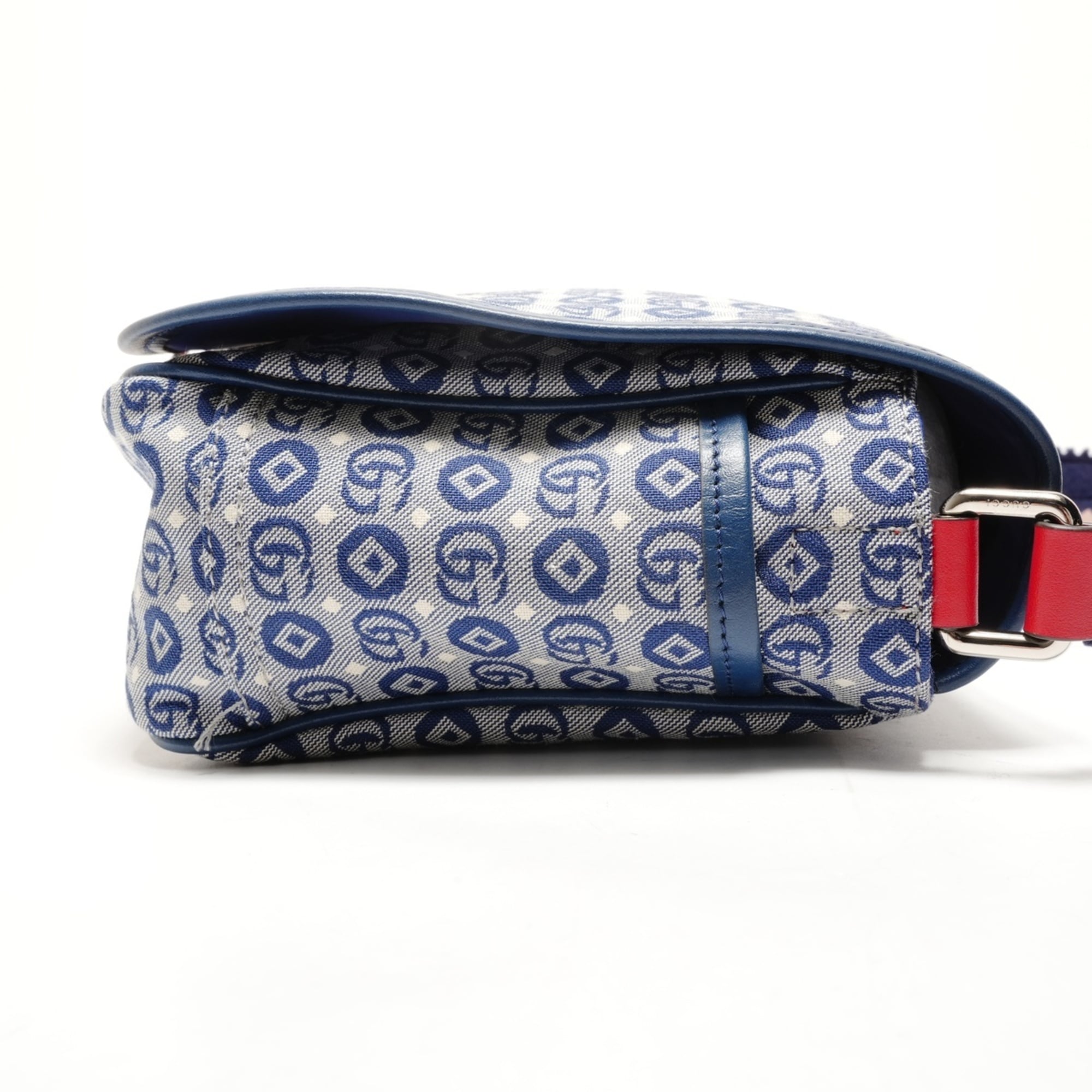Gucci Blue Messenger Bag Shoulder Bag (Pre-Owned)