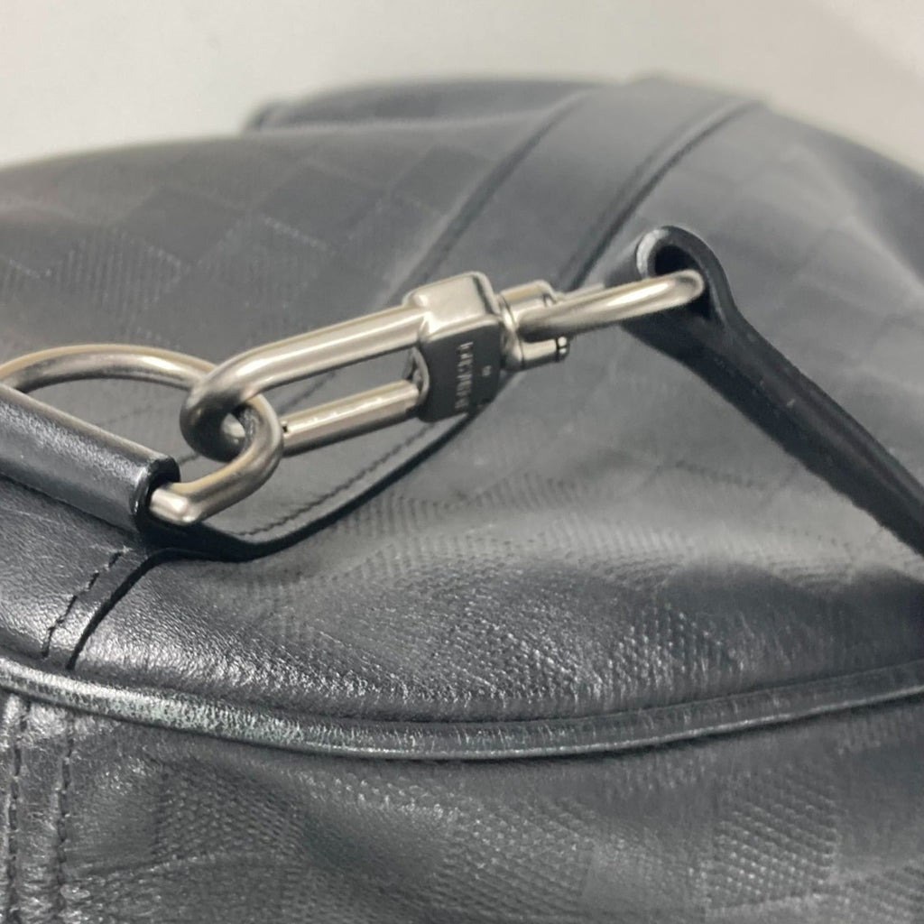 Louis Vuitton Black Onyx Damier Infini Boston Bag Shoulder Bag