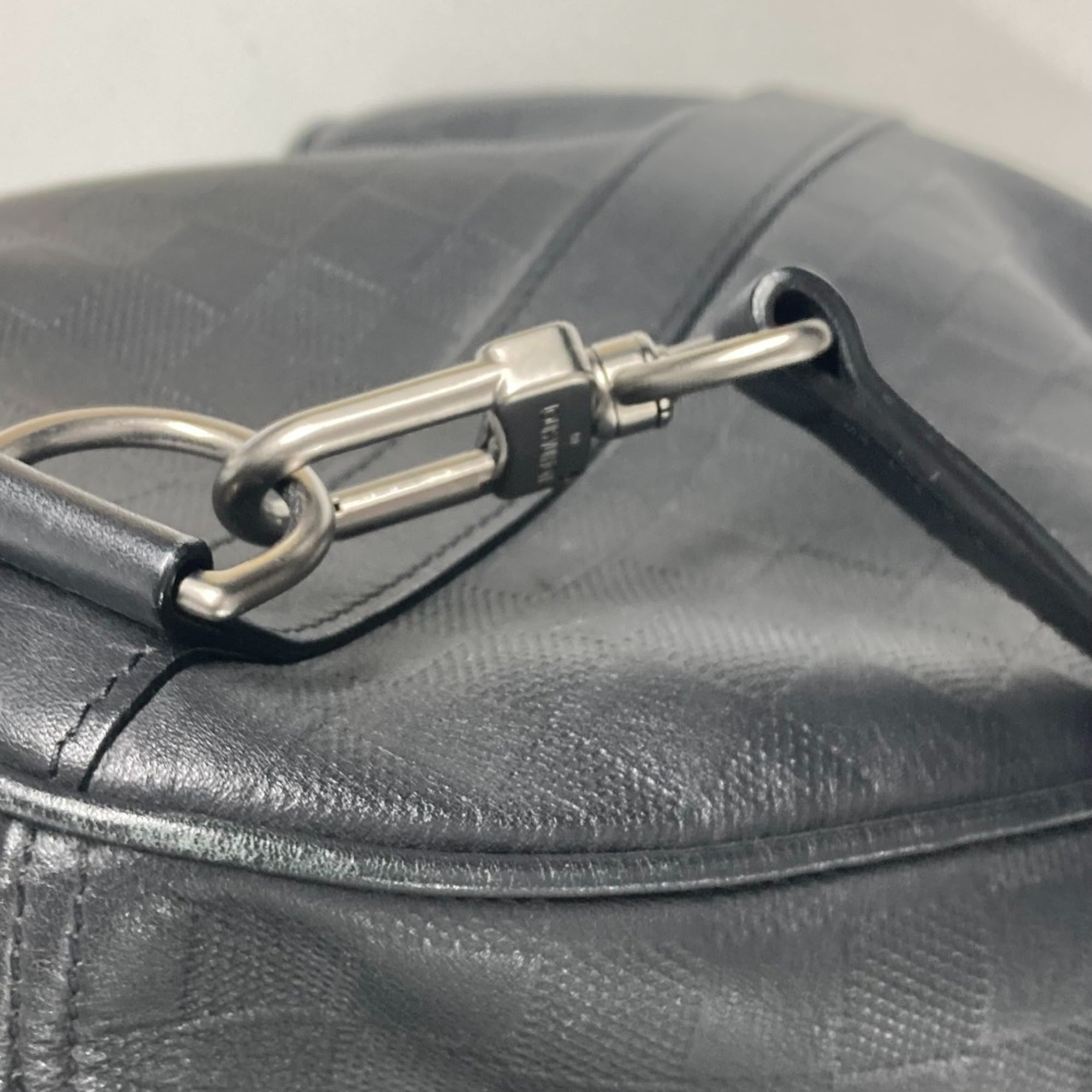 Louis Vuitton Black Onyx Damier Infini Boston Bag Shoulder Bag