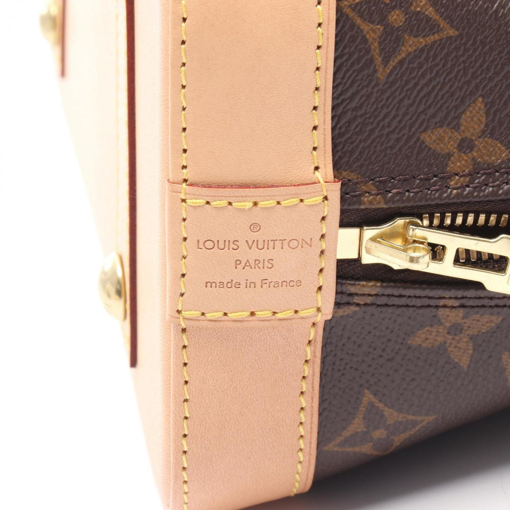 Louis Vuitton Brown Monogram Coated Canvas Handbag