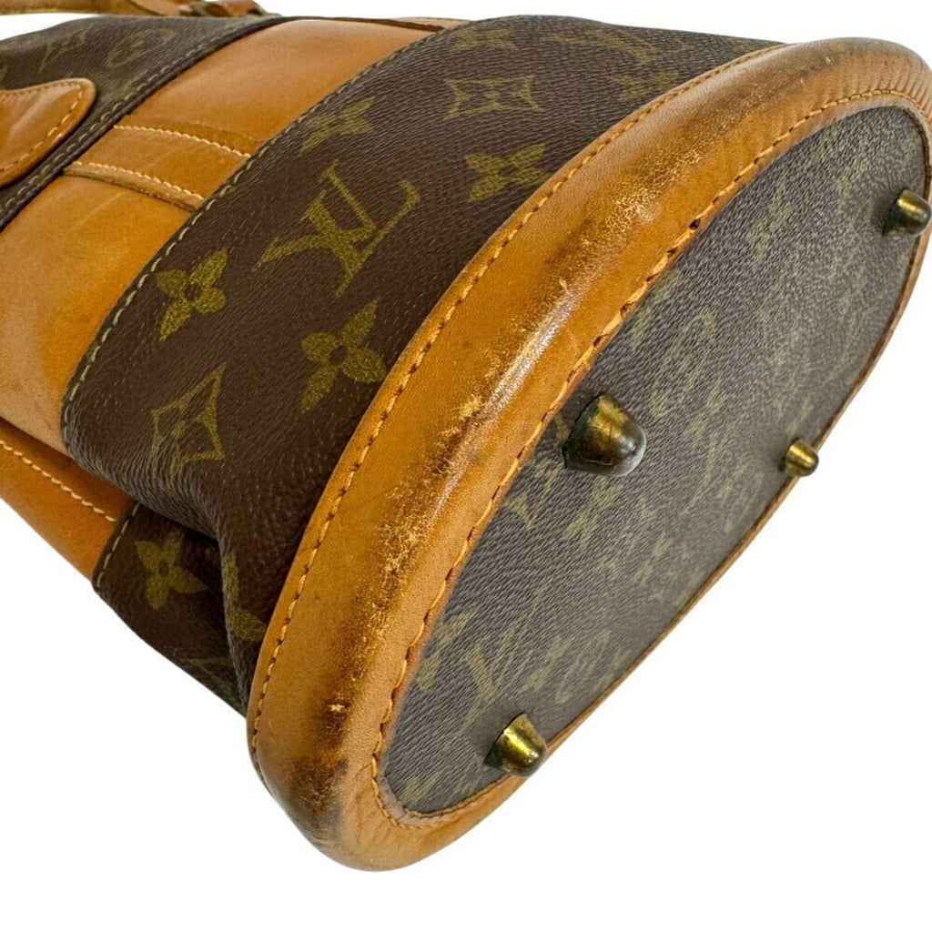 Louis Vuitton Brown Leather Shoulder Bag