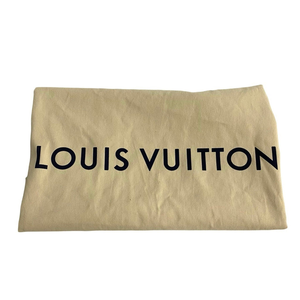 Louis Vuitton Black Leather Shoulder Bag Tote Bag