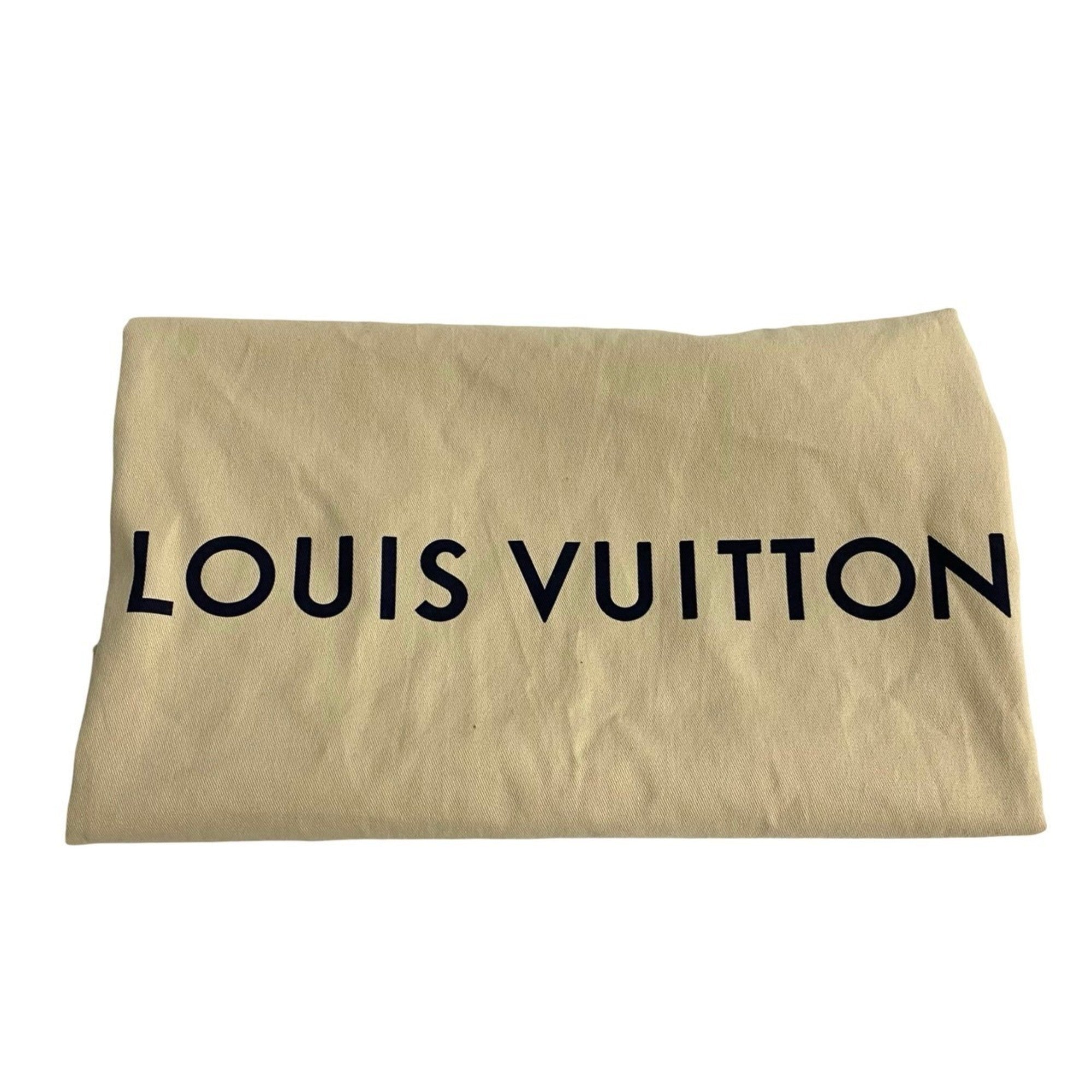 Louis Vuitton Black Leather Shoulder Bag Tote Bag