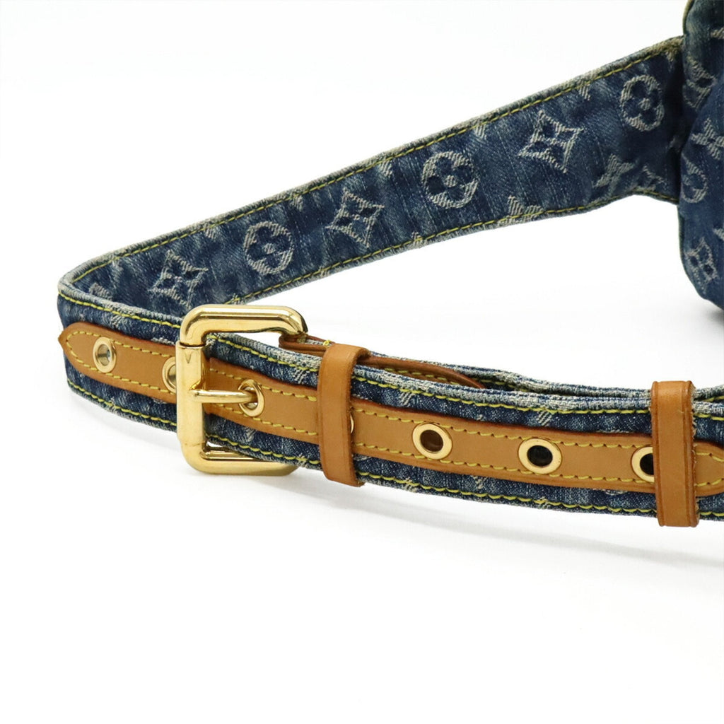 Louis Vuitton Blue Monogram Denim Fanny Pack Shoulder Bag