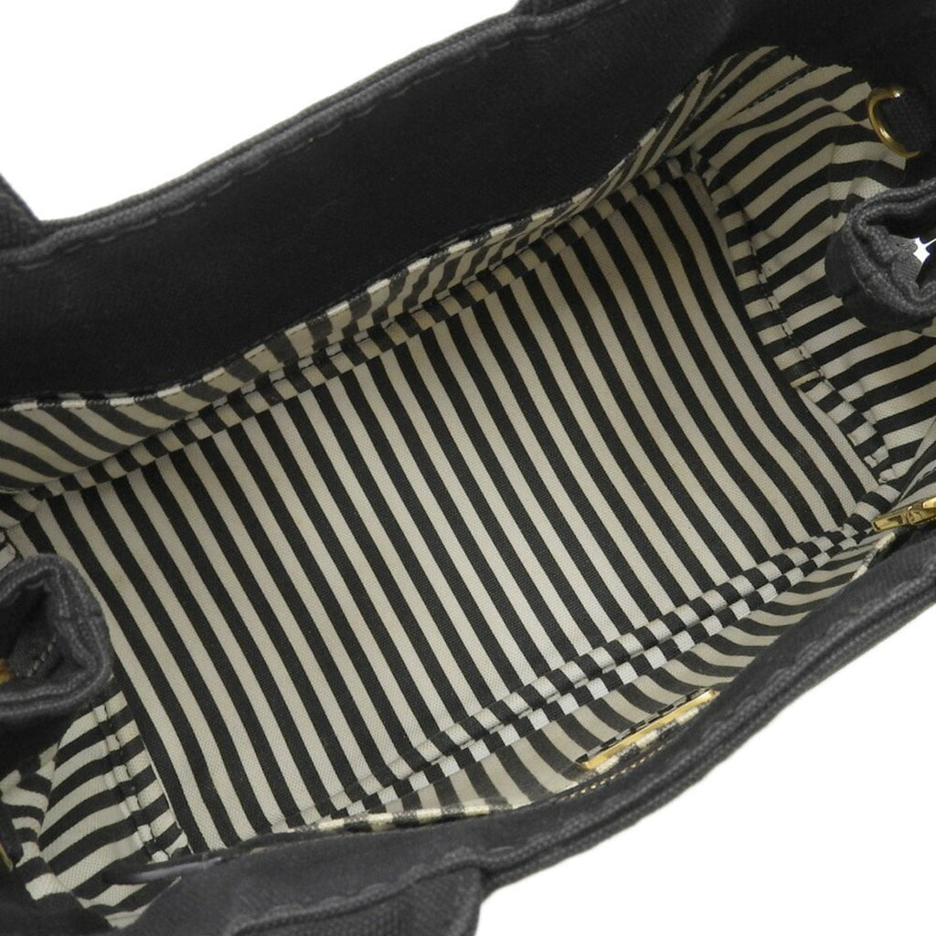 Prada Black Canvas Handbag