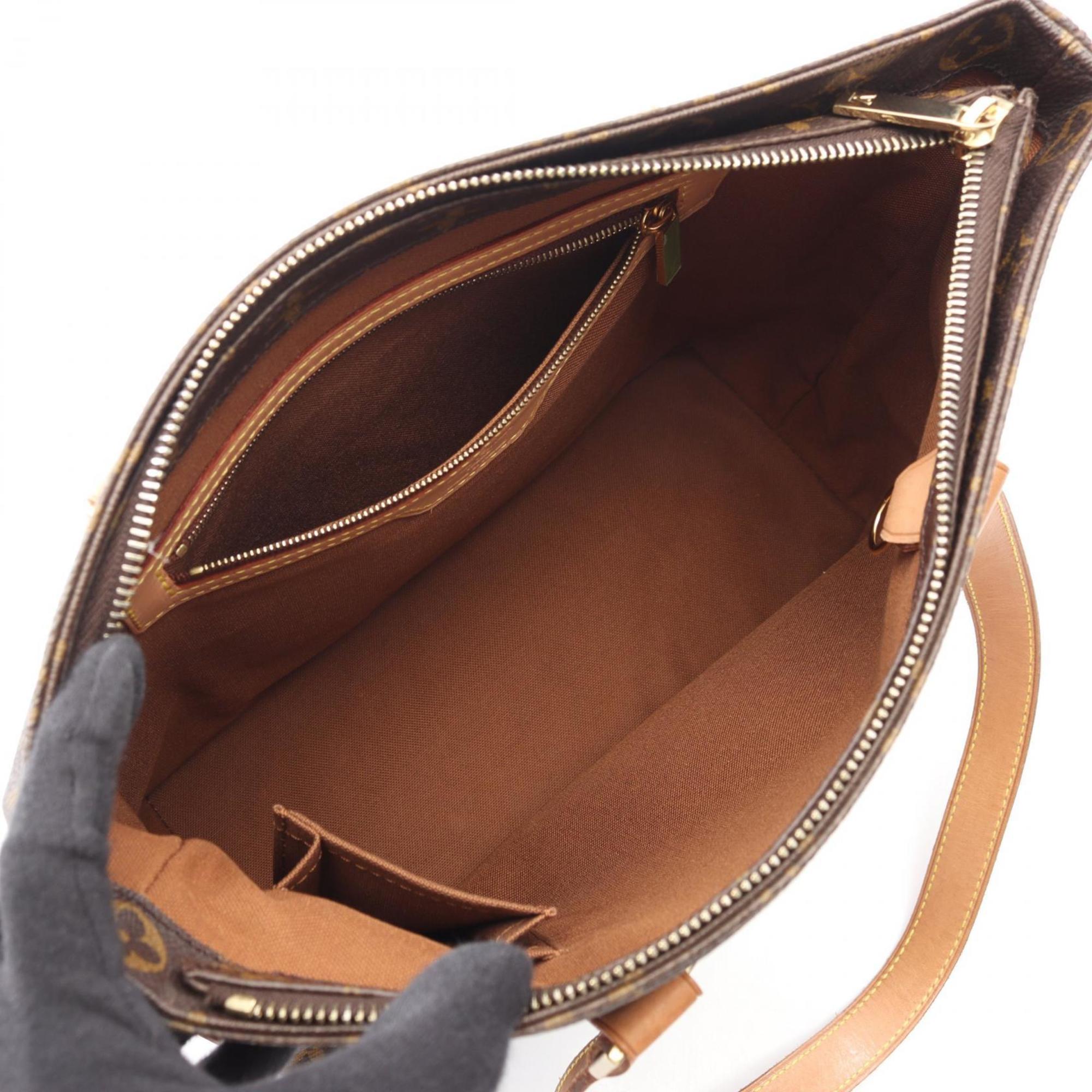 Louis Vuitton Brown Monogram Coated Canvas Leather Shoulder Bag
