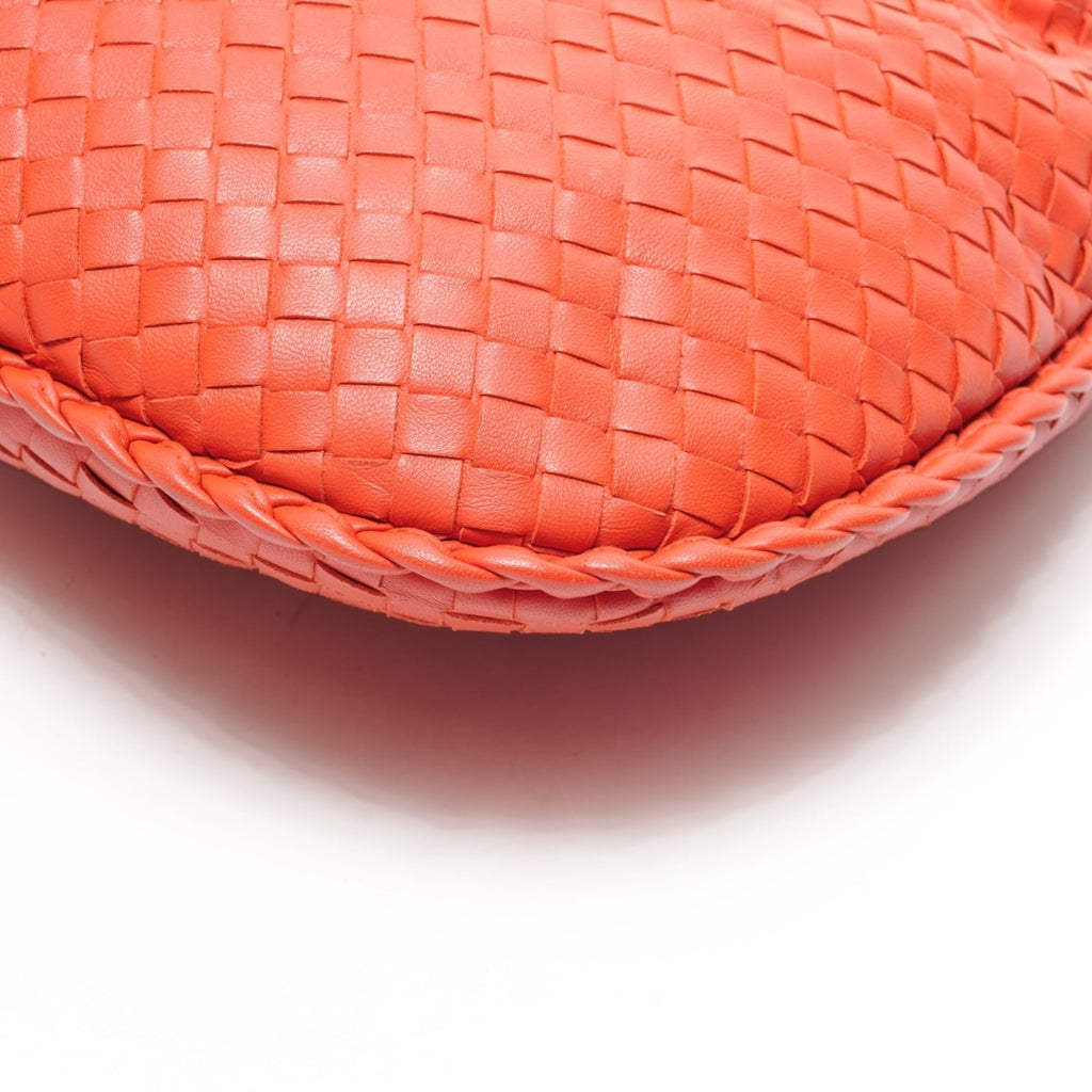 Bottega Veneta Red Color Intrecciato Handbag