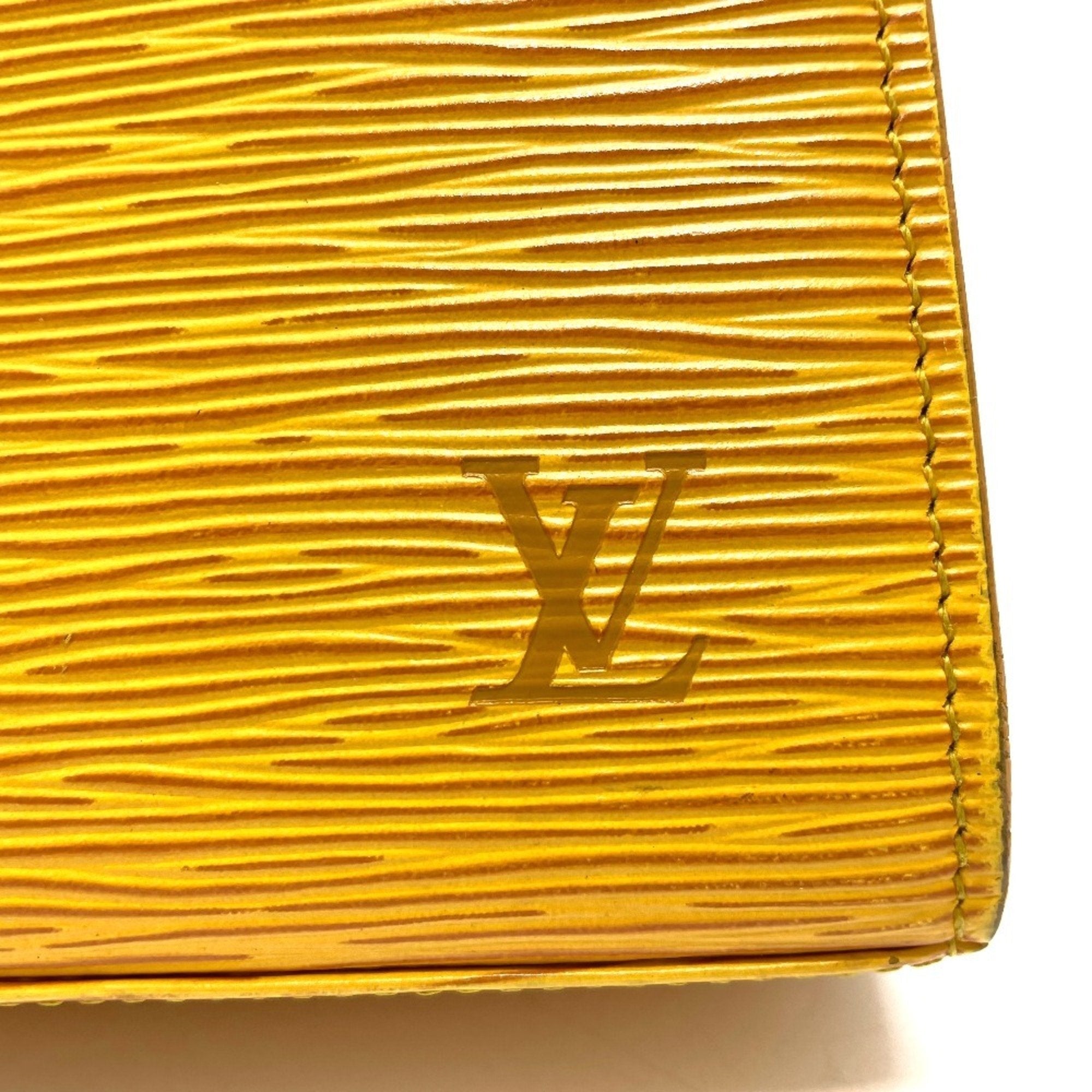 Louis Vuitton Epi Yellow Epi Leather Handbag