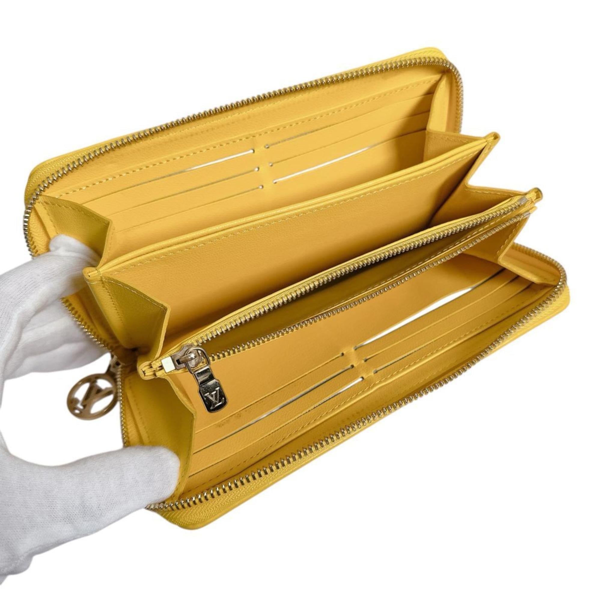 Louis Vuitton Monogram Empreinte Yellow Monogram Empreinte Long Wallet