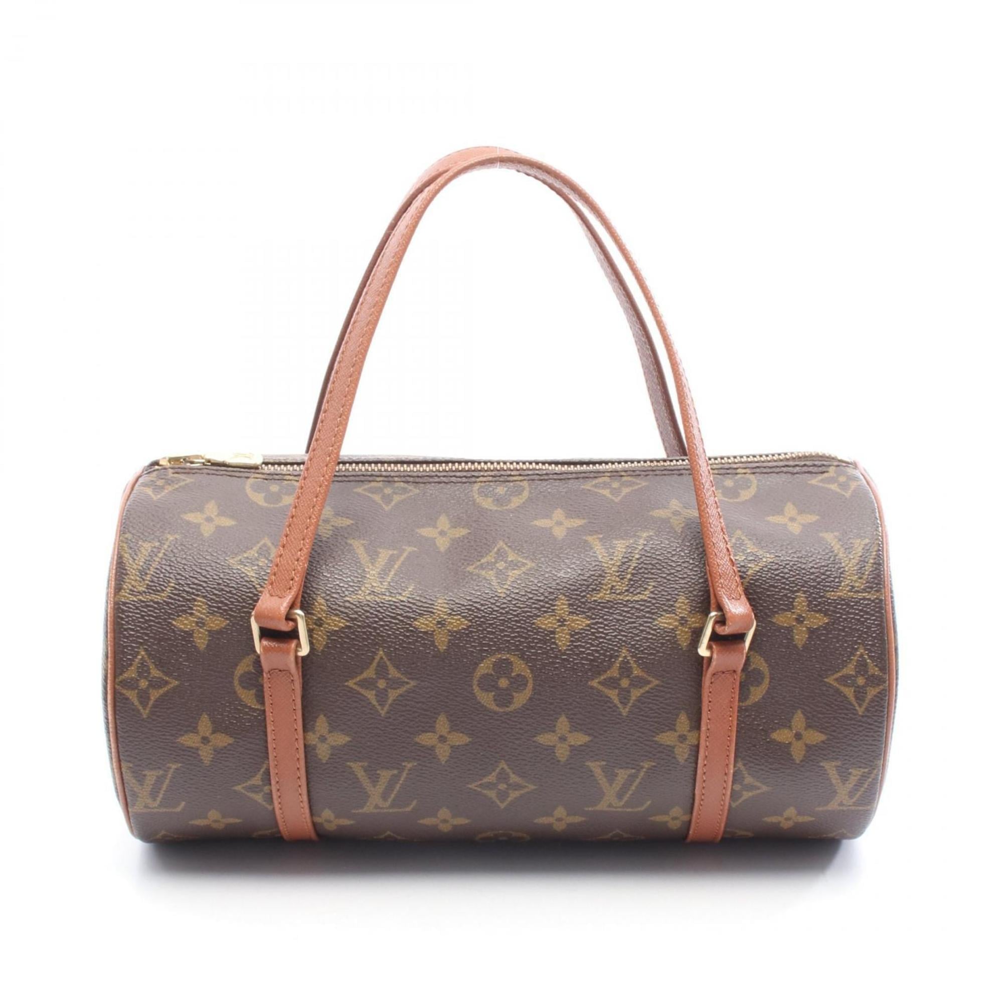 Louis Vuitton Brown Monogram Pvc Coated Canvas Leather Handbag