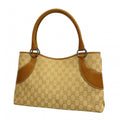 Gucci Brown Canvas Tote Bag (Pre-Owned)