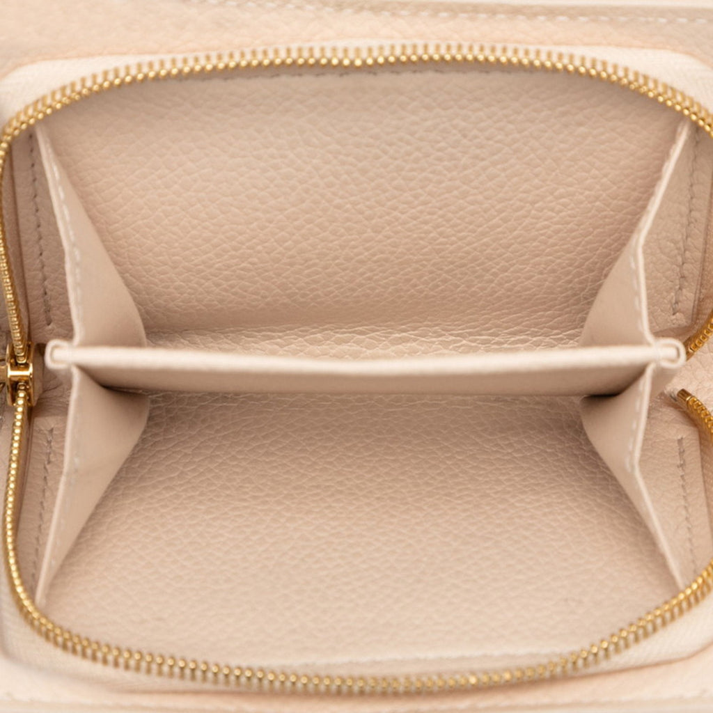 Louis Vuitton Beige Leather Wallet