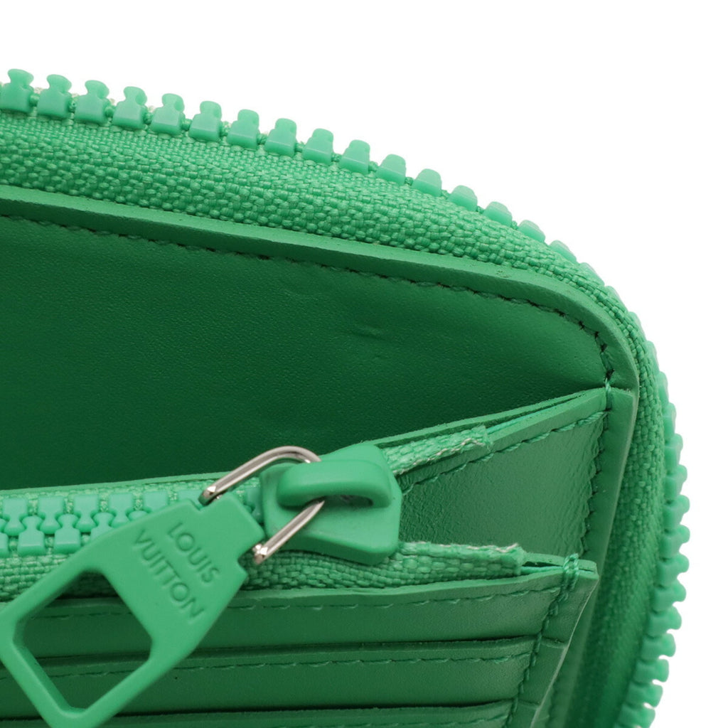 Louis Vuitton Green Vert Leather Long Wallet