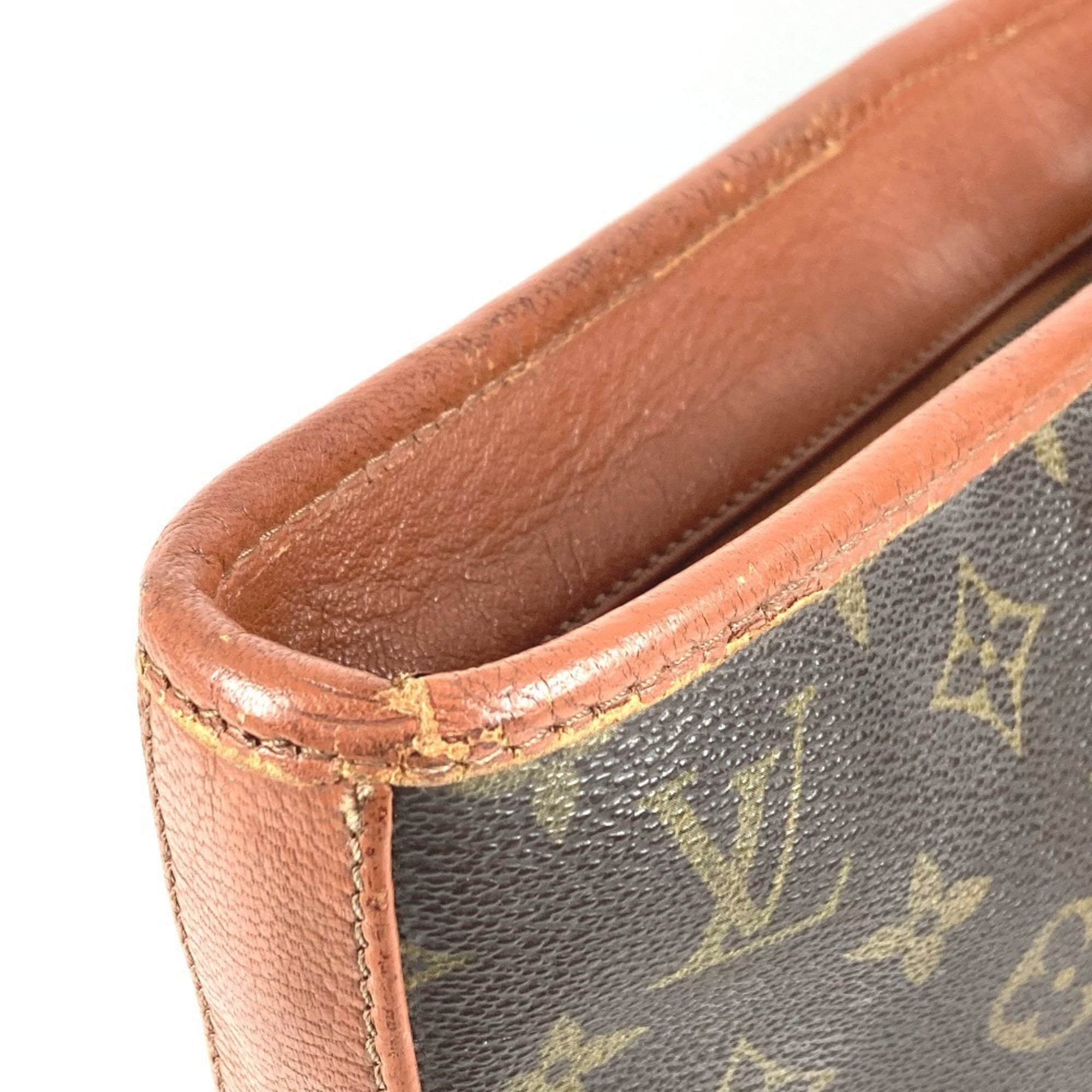 Louis Vuitton Brown Monogram Shoulder Bag Tote Bag