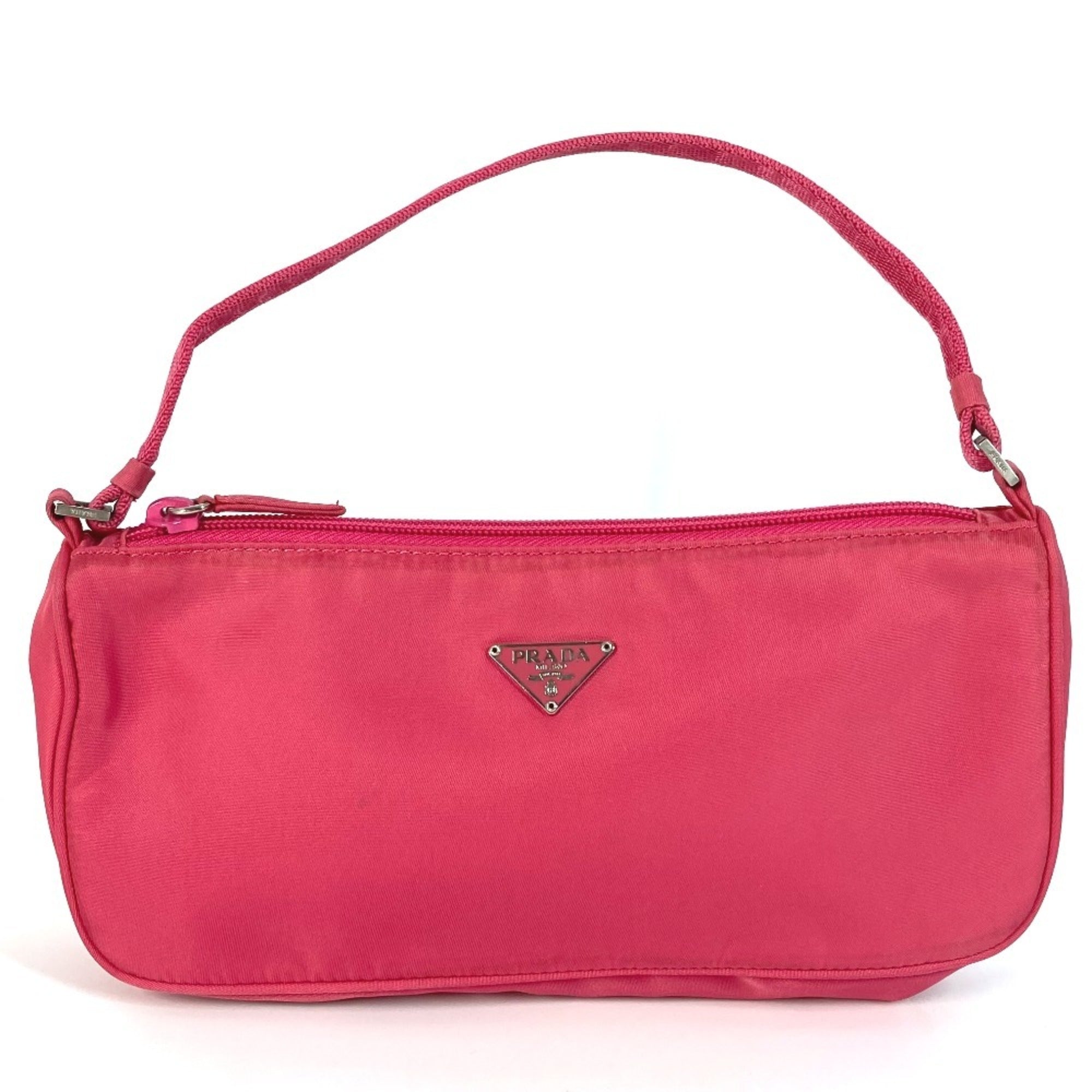 Prada Pink Nylon Handbag Shoulder Bag
