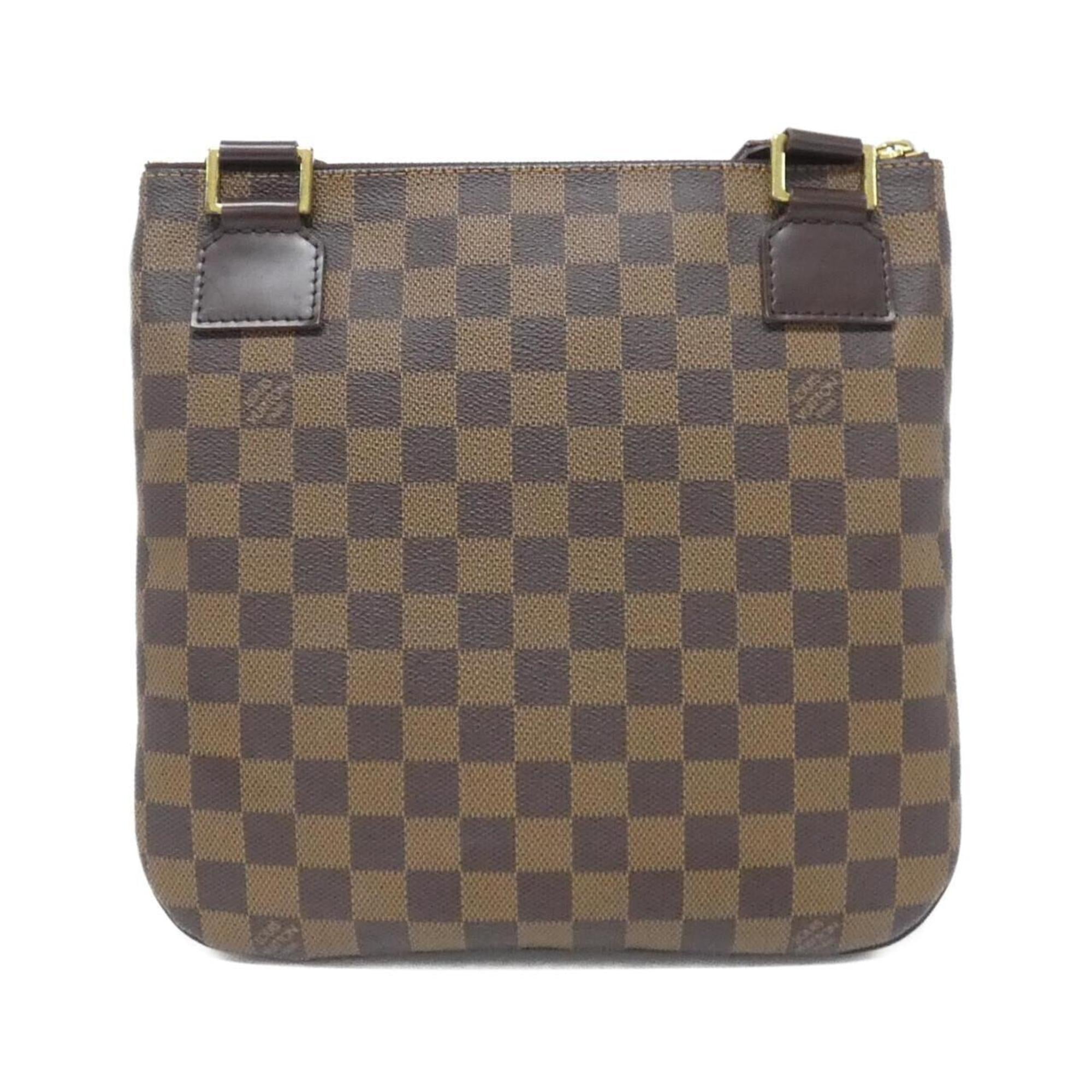 Louis Vuitton Ebene Coated Canvas Pochette Shoulder Bag