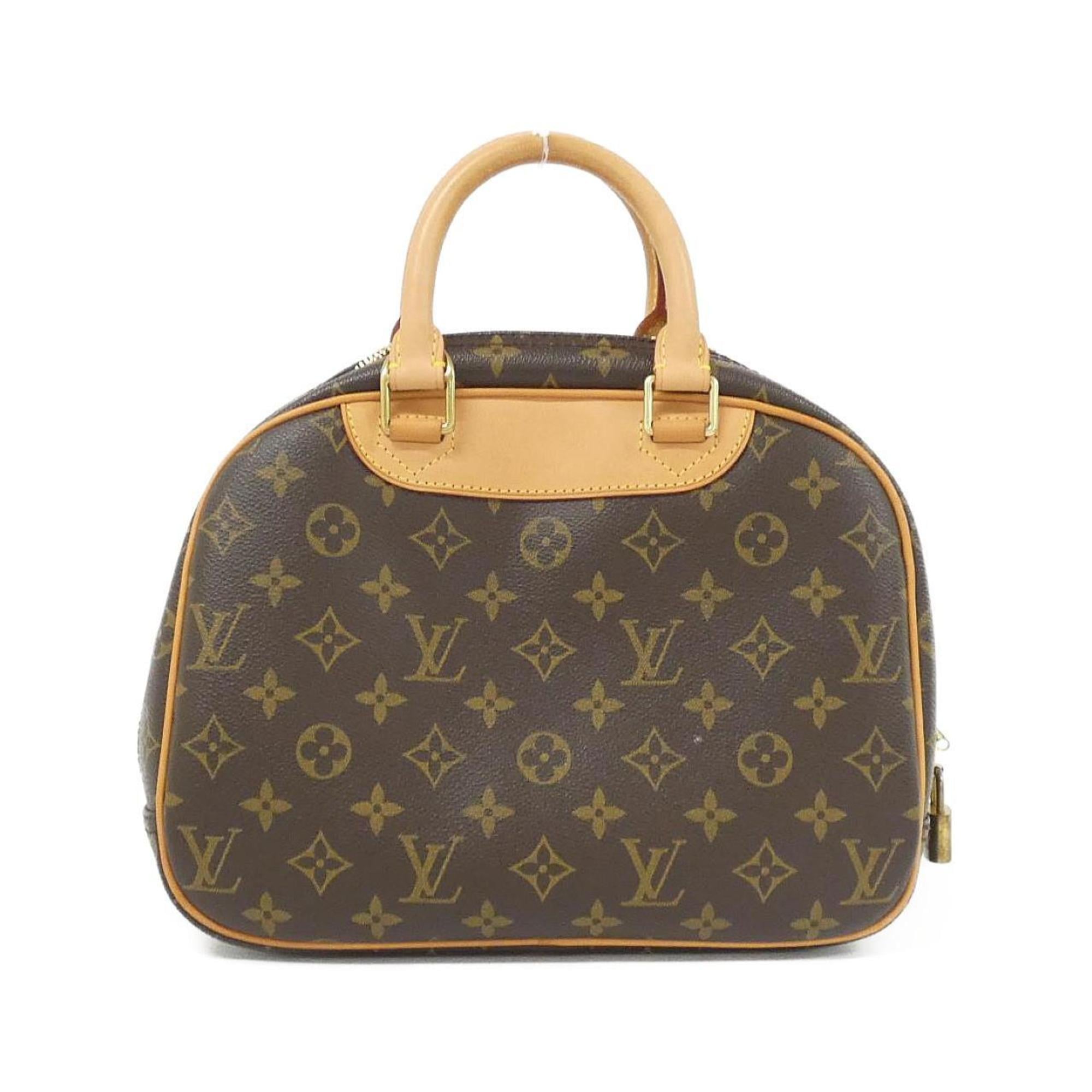 Louis Vuitton Marron Coated Canvas Handbag
