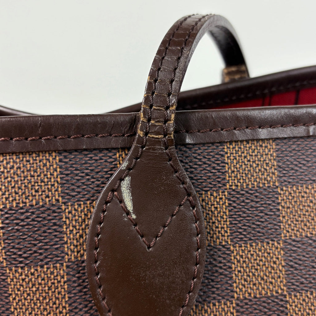 Louis Vuitton Brown Damier Canvas Shoulder Bag Tote Bag