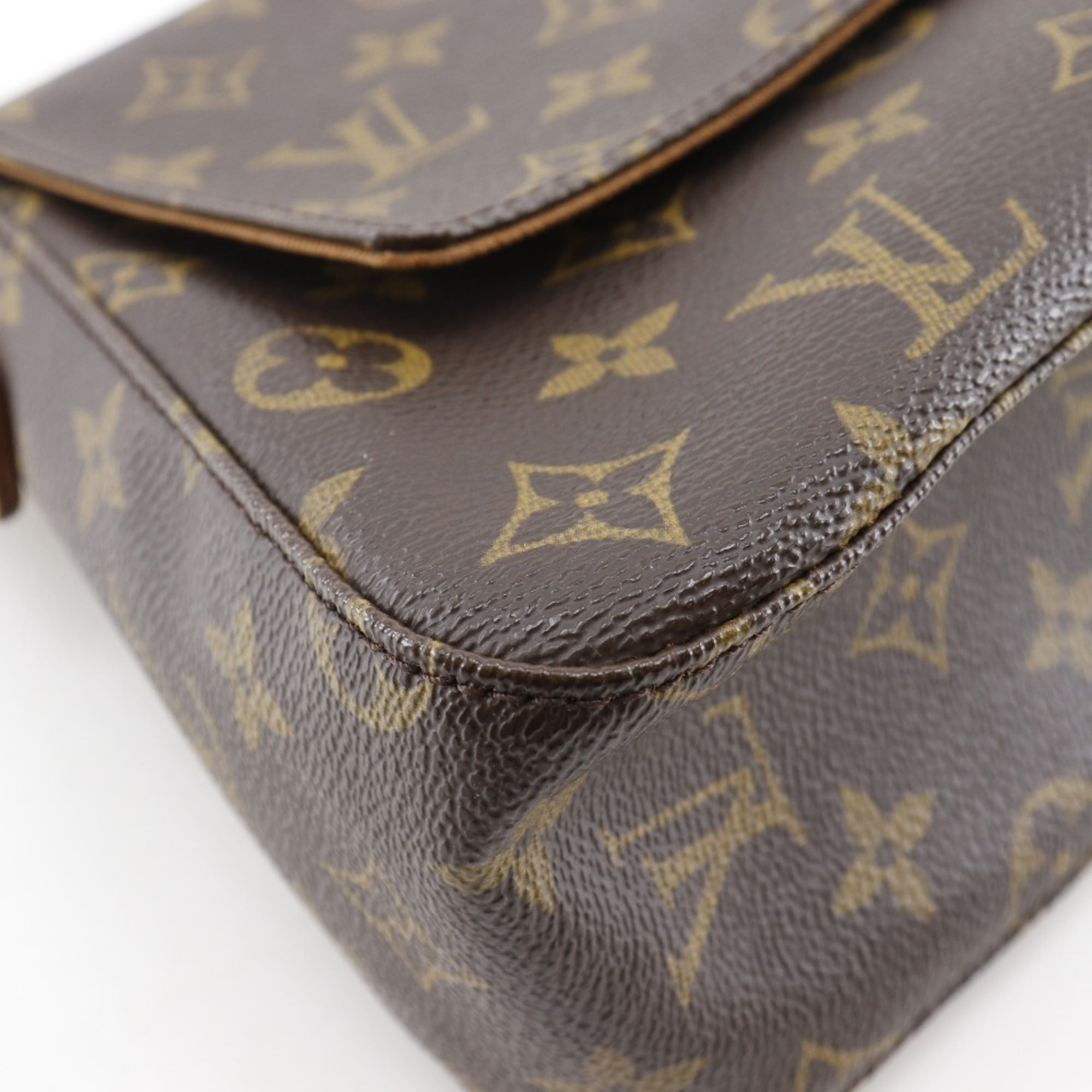 Louis Vuitton Brown Monogram Canvas Shoulder Bag