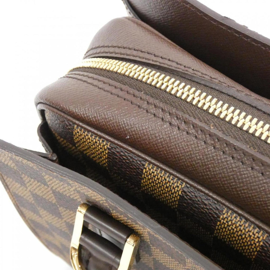 Louis Vuitton Brown Coated Canvas Handbag